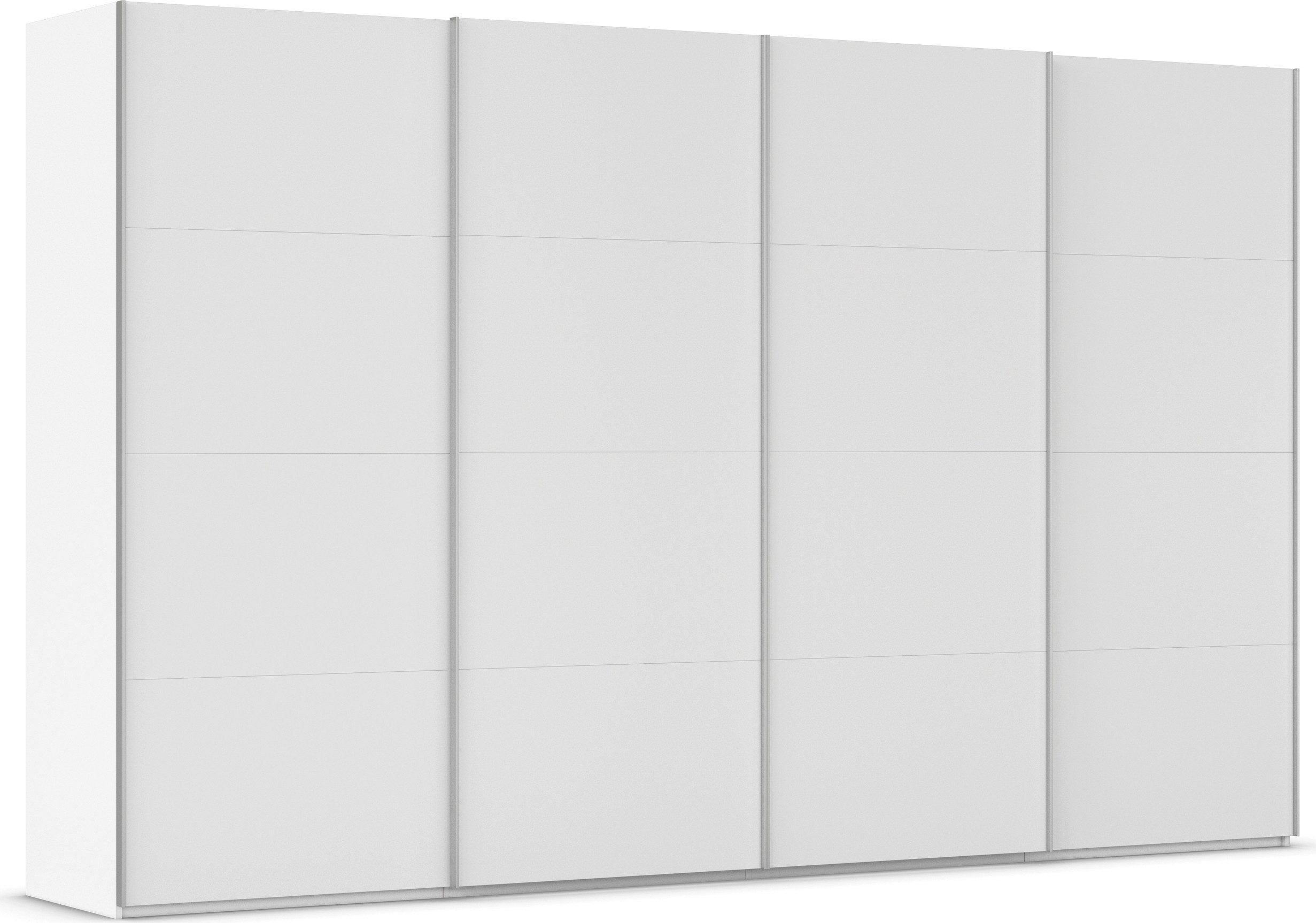 rauch Schuifdeurkast Kledingkast Kast Garderobe Slaapkamerkast SCALE-FYRA edel vierdelige deuren veel kleuren en handgreep-kleuren made in germany