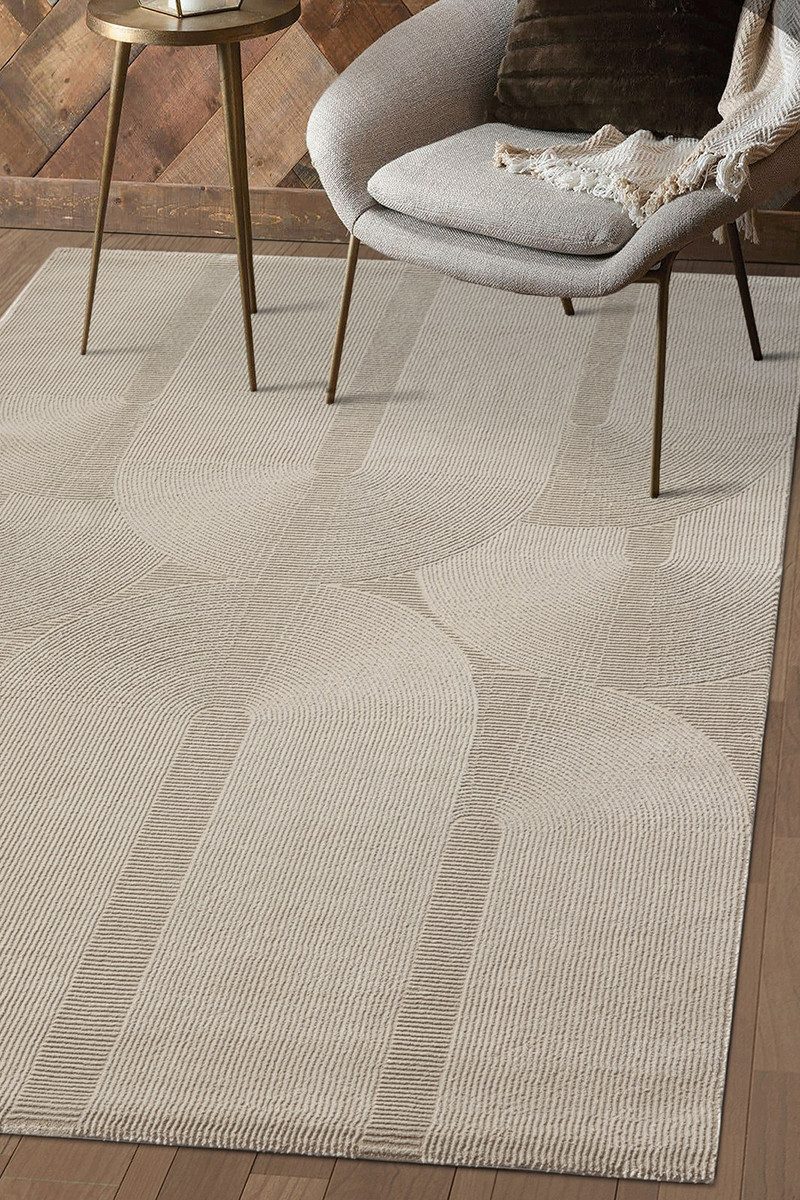 The carpet Vloerkleed Lima Designer tapijt Flor 1 van gerecycled polyester, wasbaar