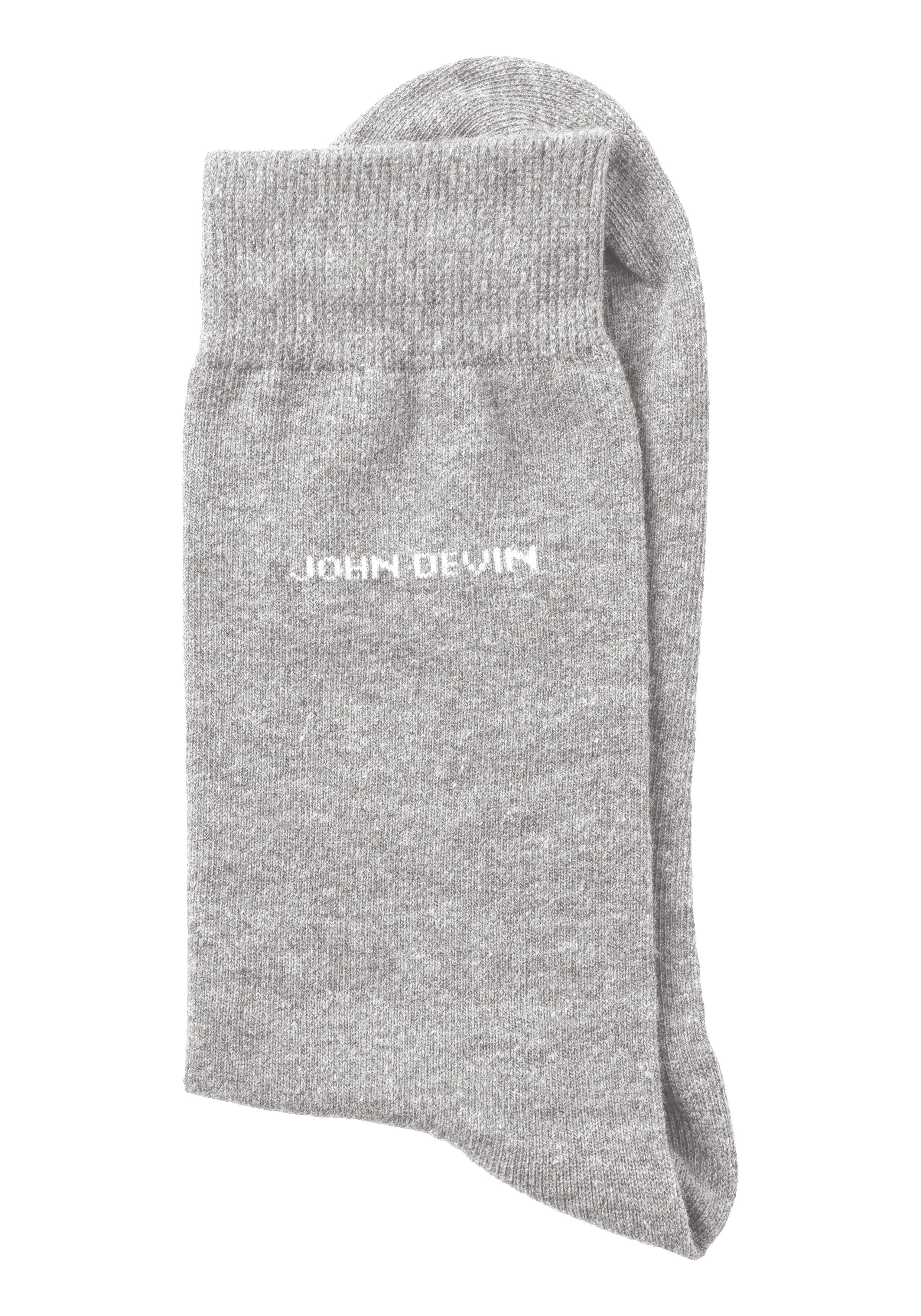 John Devin Basic sokken voor elke dag (set, 7 paar)