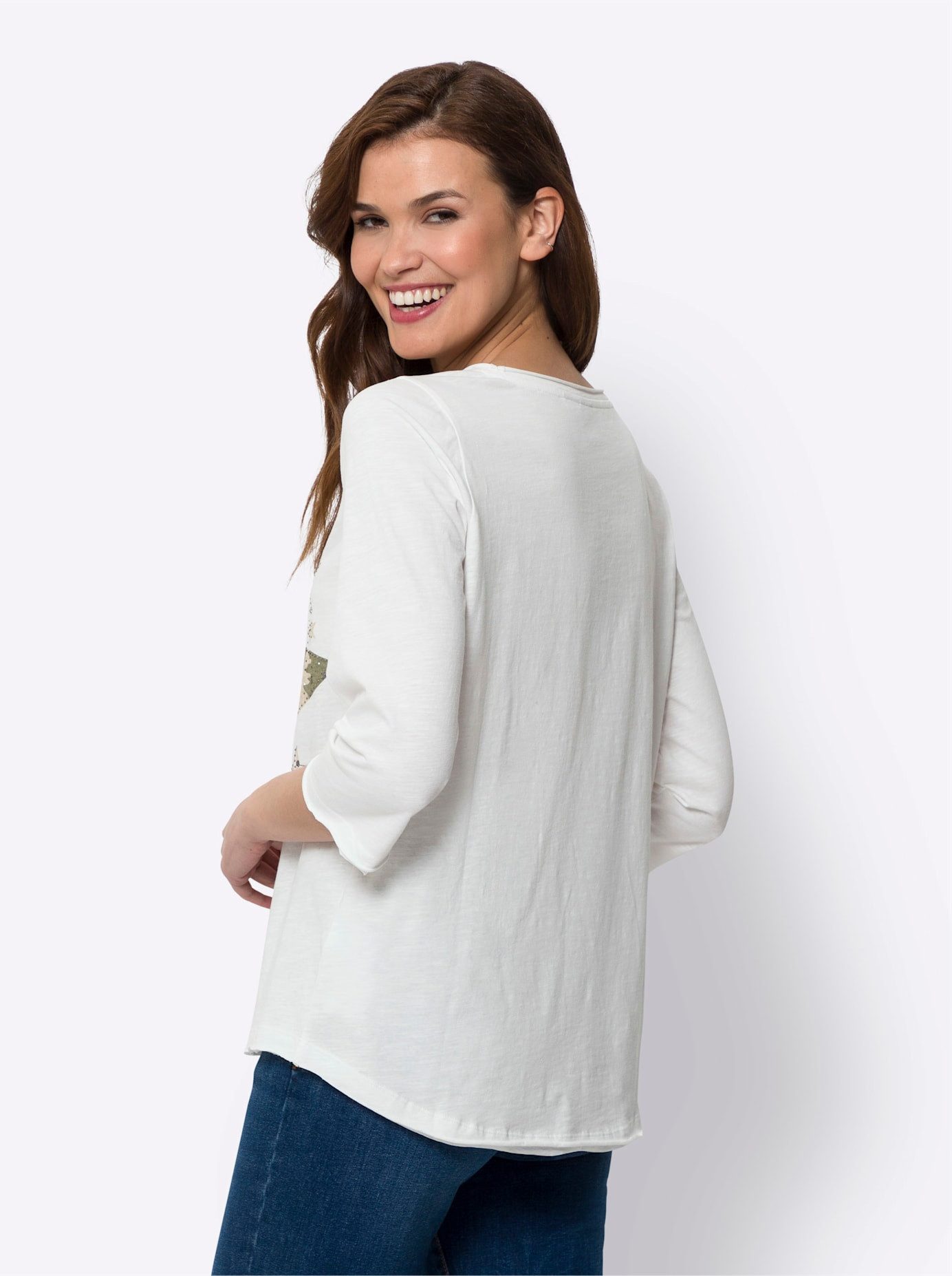 heine Shirt met 3/4 mouwen Shirt (1-delig)