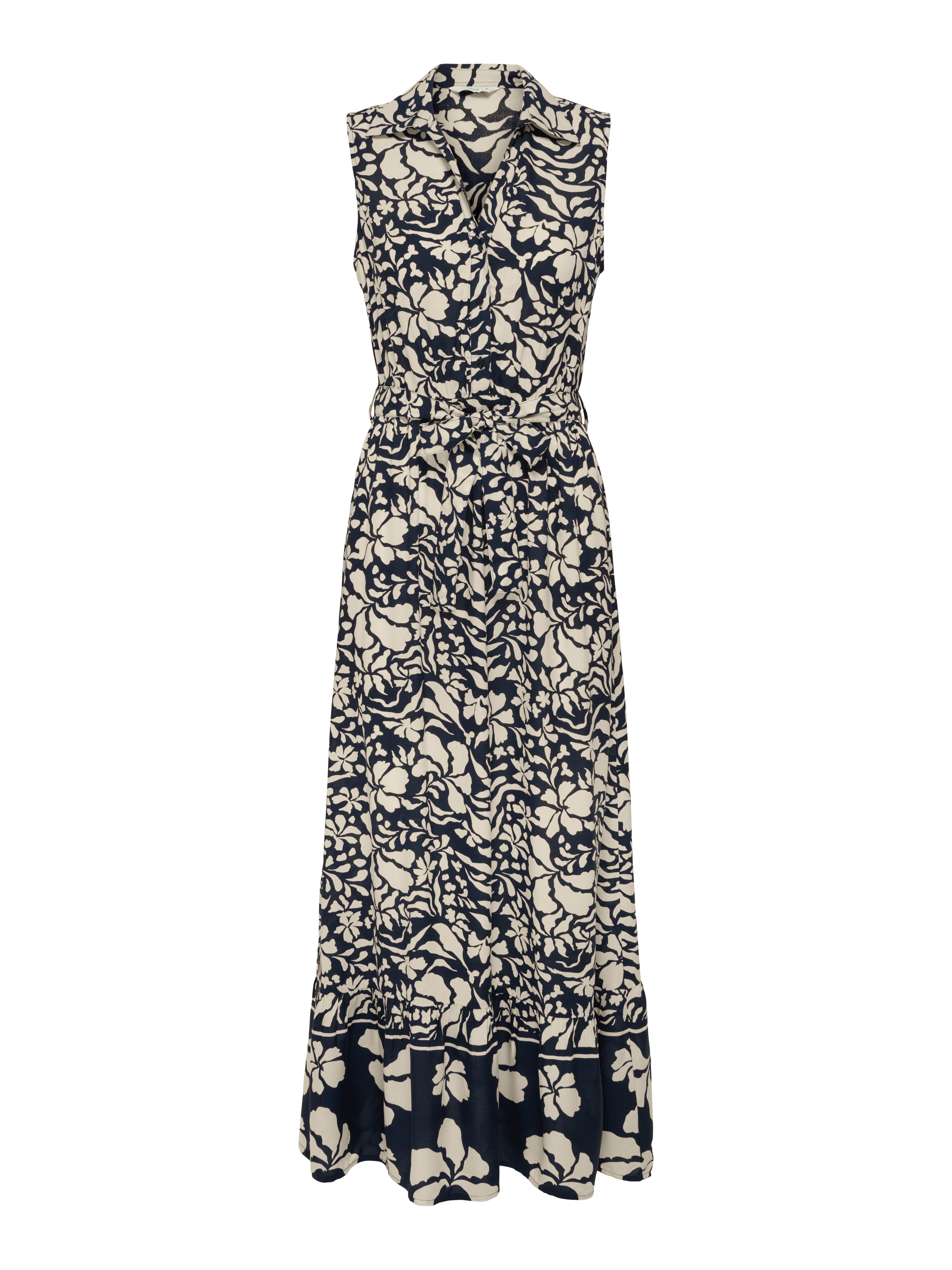 Only Maxi-jurk ONLVIBE LIFE S/L SHIRT LONG DRESS WVN