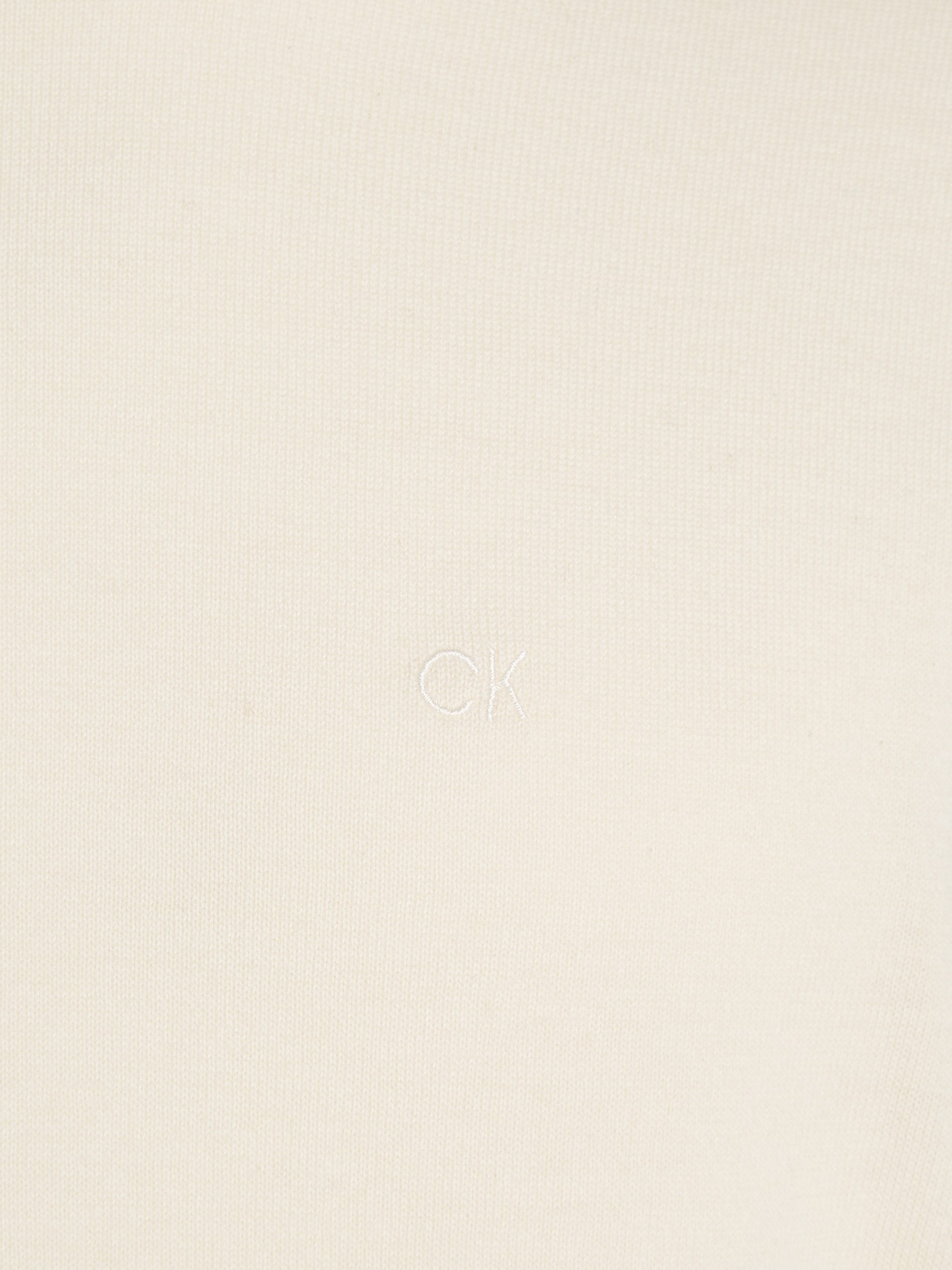 Calvin Klein Trui met ronde hals COTTON SILK BLEND CN SWEATER