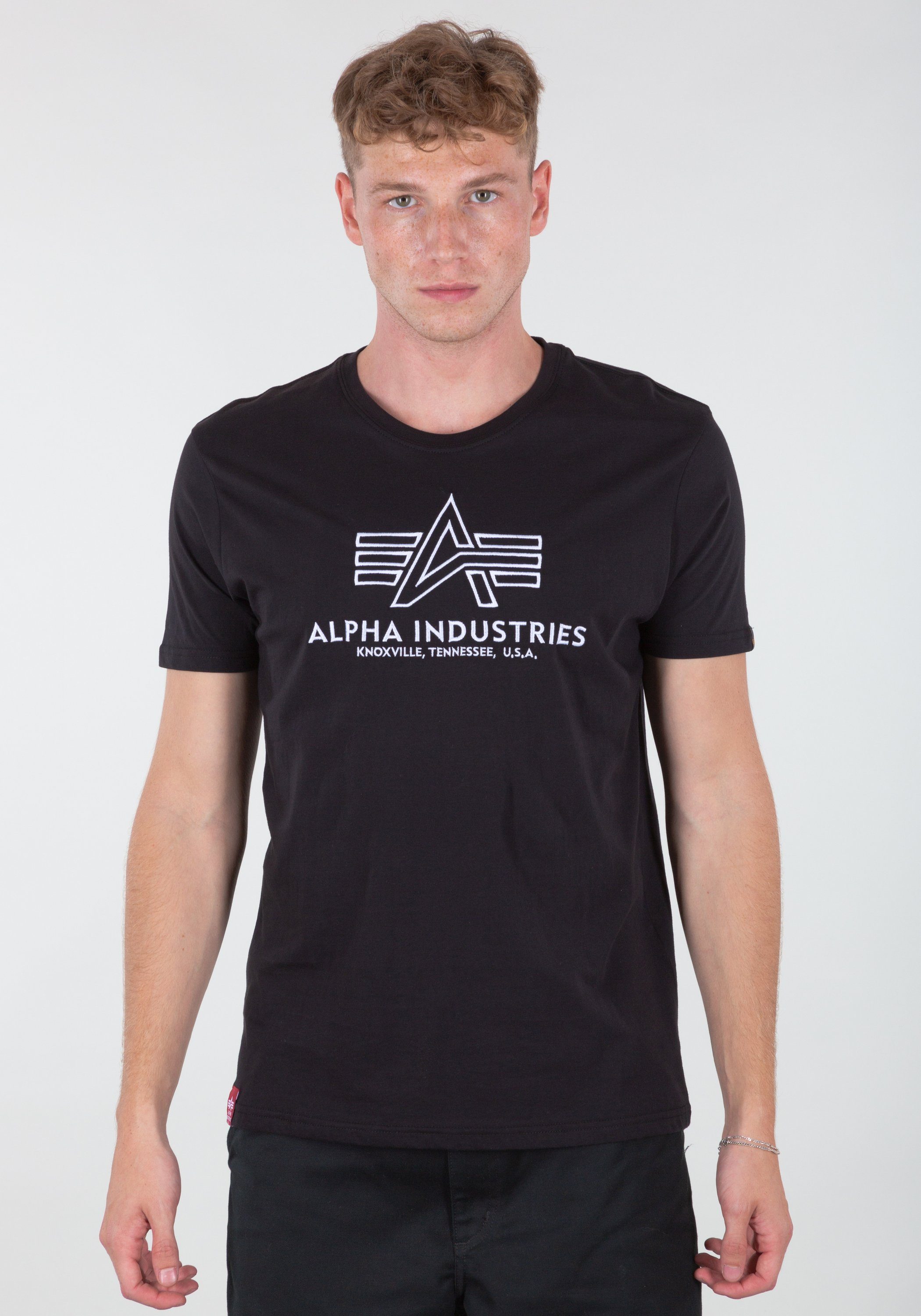 Alpha Industries T-shirt  Men - T-Shirts Basic T Embroidery