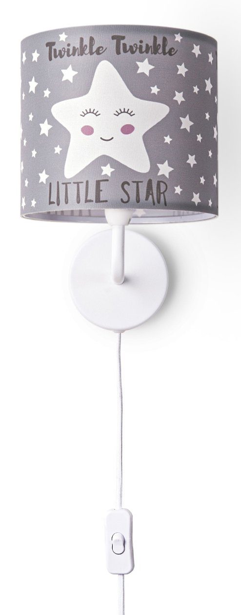 Paco Home Wandlamp Aleyna 105 Kinderlamp babykamer kinderkamer âˆ…18cm sterren kabel 3m E14