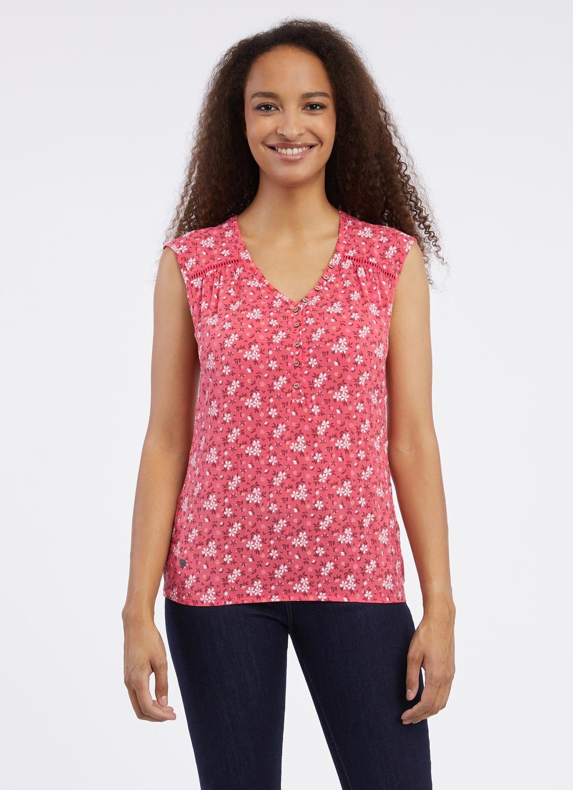 Ragwear Shirt met V-hals SALTTY B V-halslijn met sierknopen in relaxte pasvorm