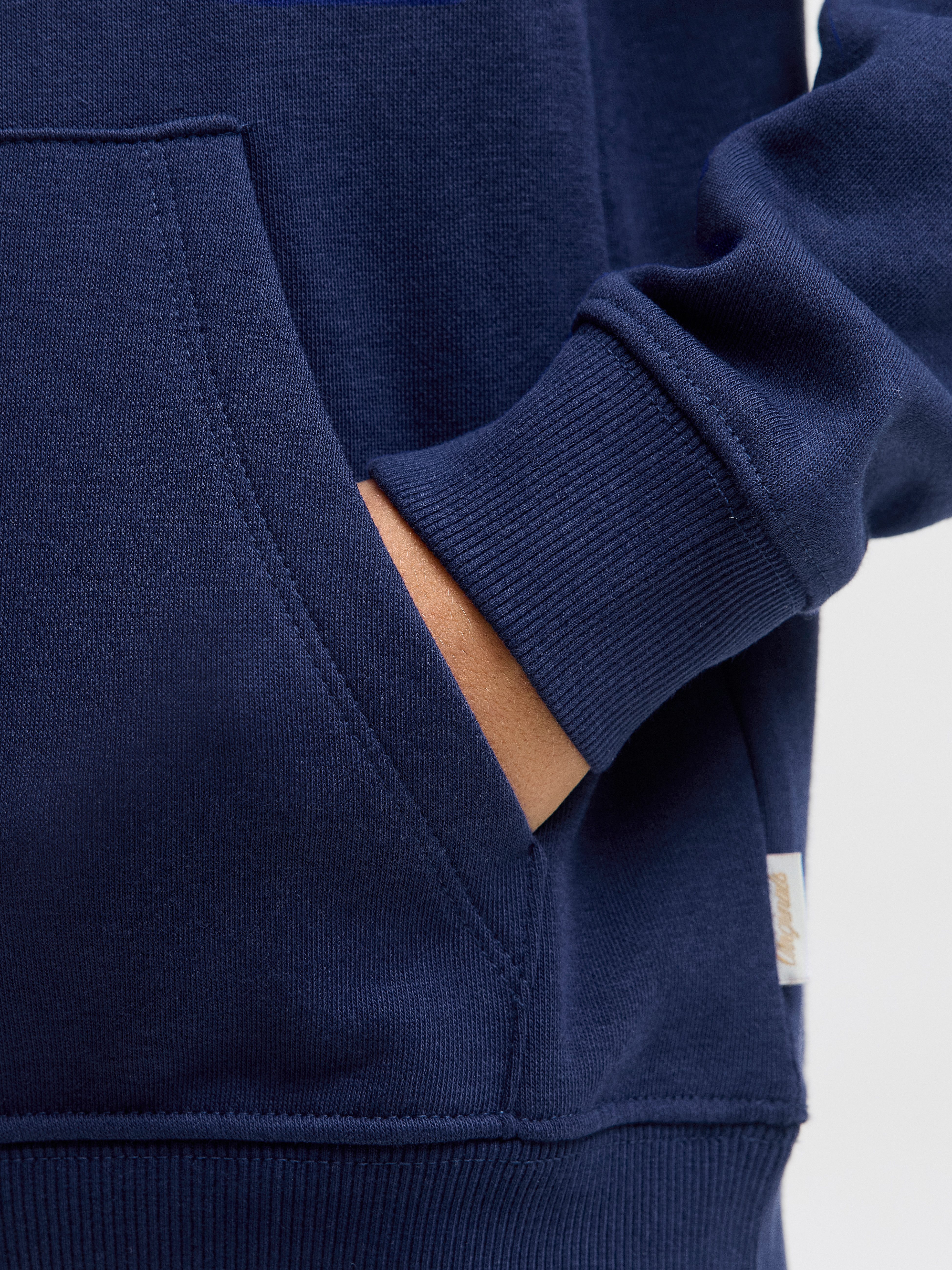 Jack & Jones Junior Hoodie JORINWOOD BLOCK BRANDING SWEAT NOOS JNR