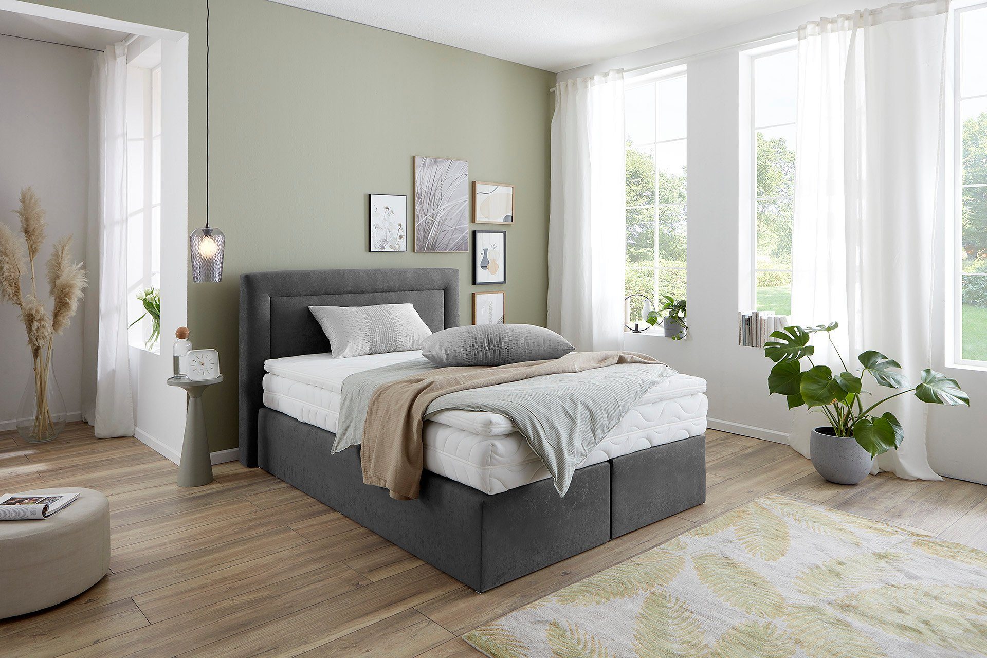 Westfalia Polsterbetten Boxspring naar keuze met bedkist en topmatras