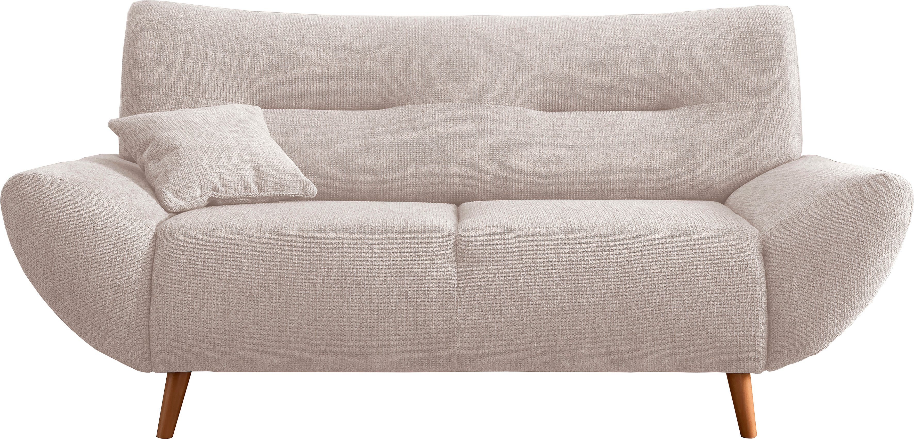 INOSIGN Zithoek Drago elegant en tijdloos, comfortabel, moderne vormtaal leverbaar als fauteuil/hoekbank, diverse stoffen, incl. 2 sierkussens (set, 3-delig)
