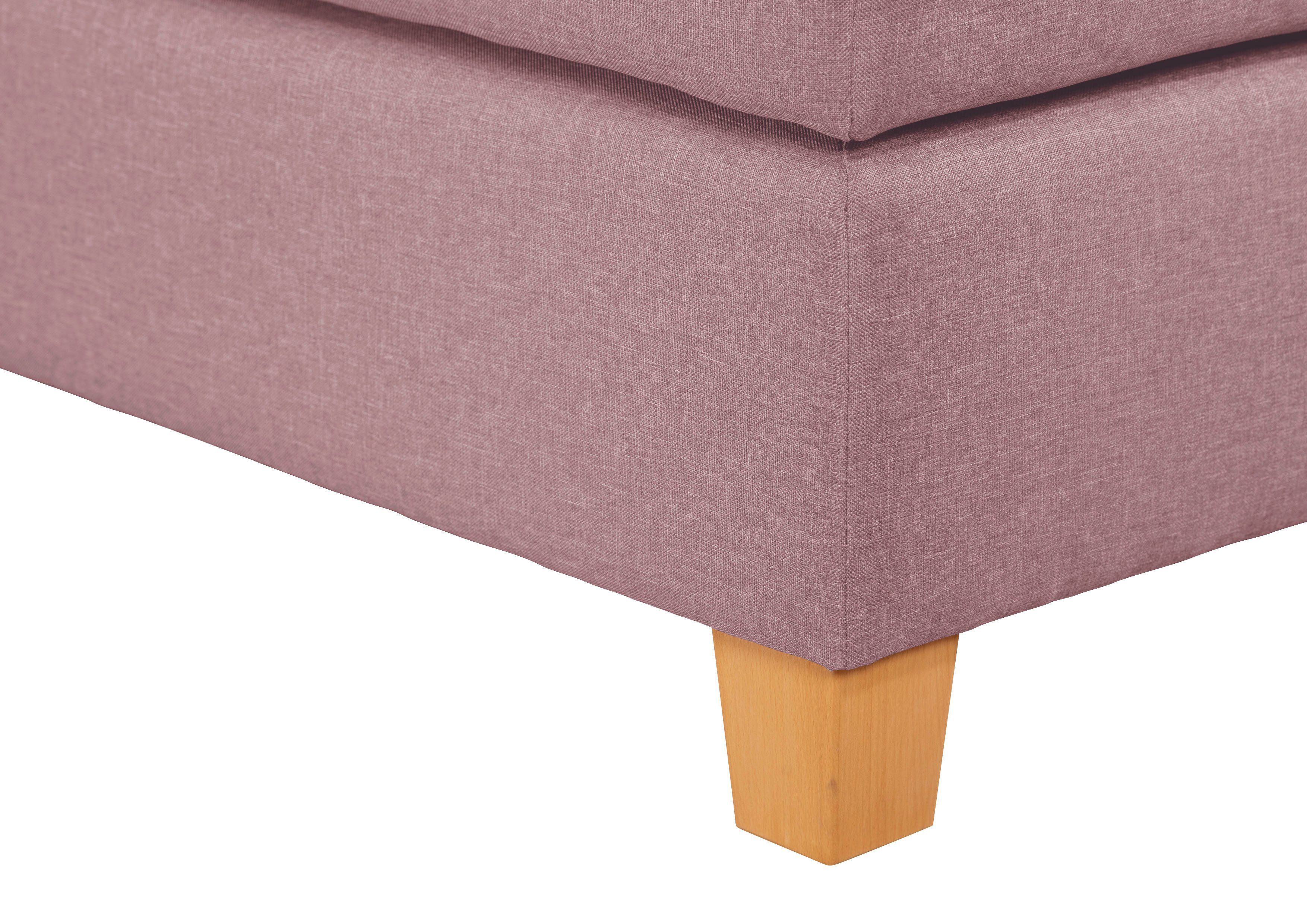 Home affaire Boxspring Moulay incl. topmatras, in extra lang 220 cm, 3 hardheden, ook in h4