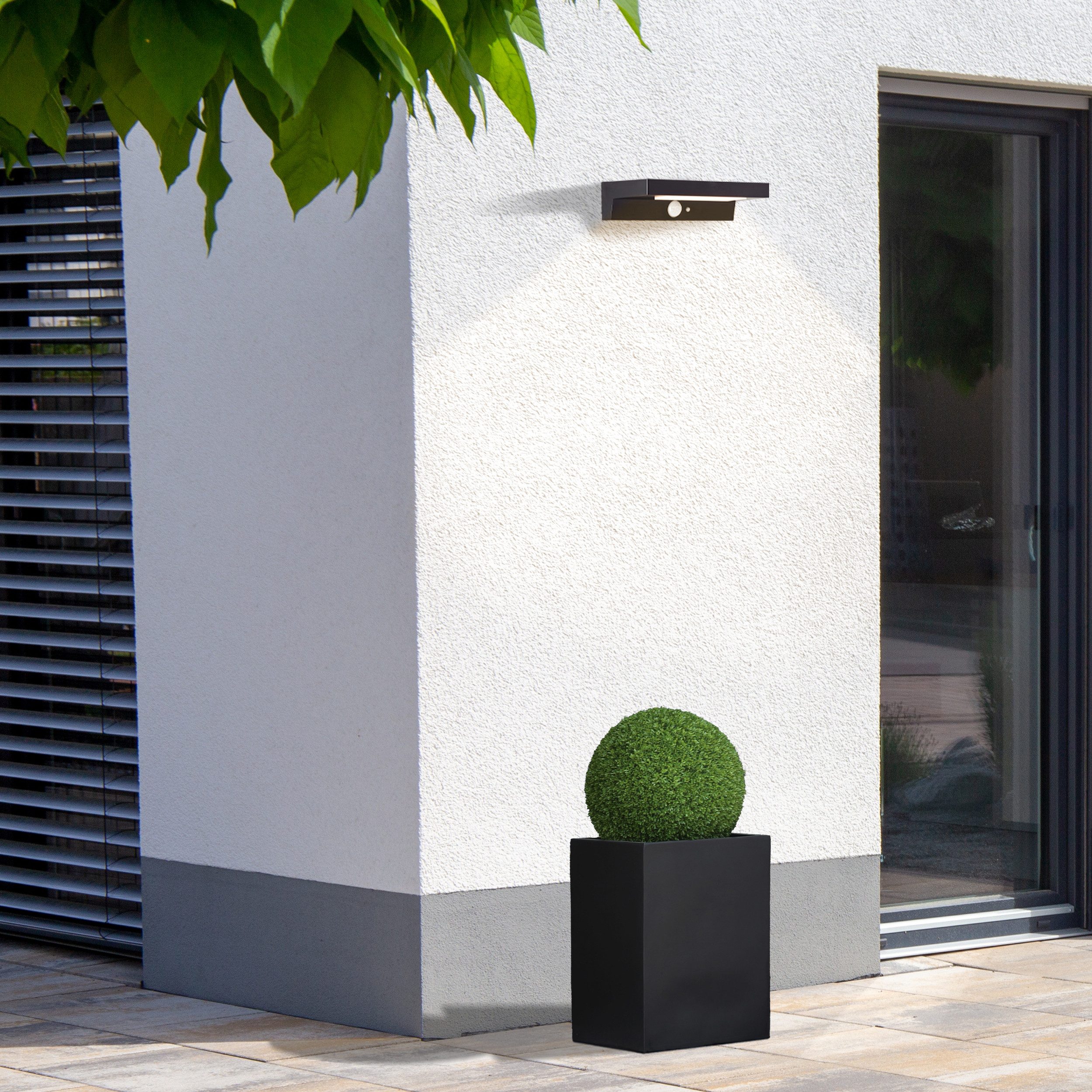 Brilliant Leuchten Led-wandlamp voor buiten Barker
