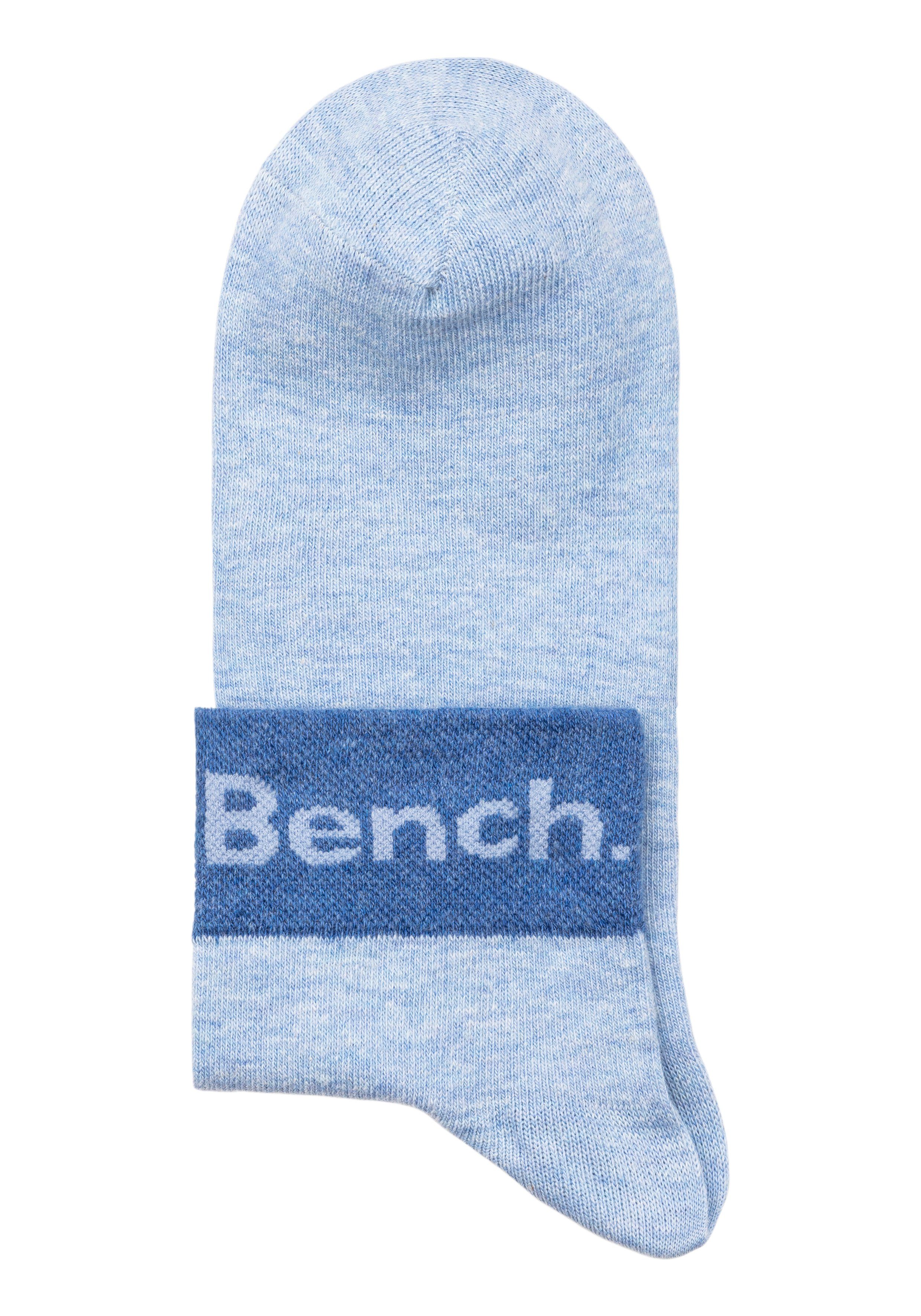 Bench. Korte sokken met ingebreid opschrift bij de boord (set, 8 paar)