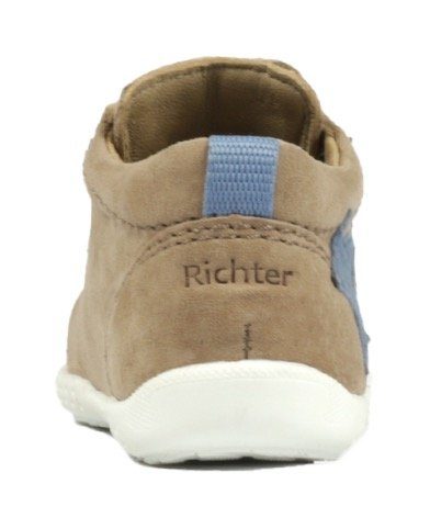 Richter Babyschoentjes WMS: middel Babyschoen, veterschoen, sneaker met schattige ster aan de buitenkant