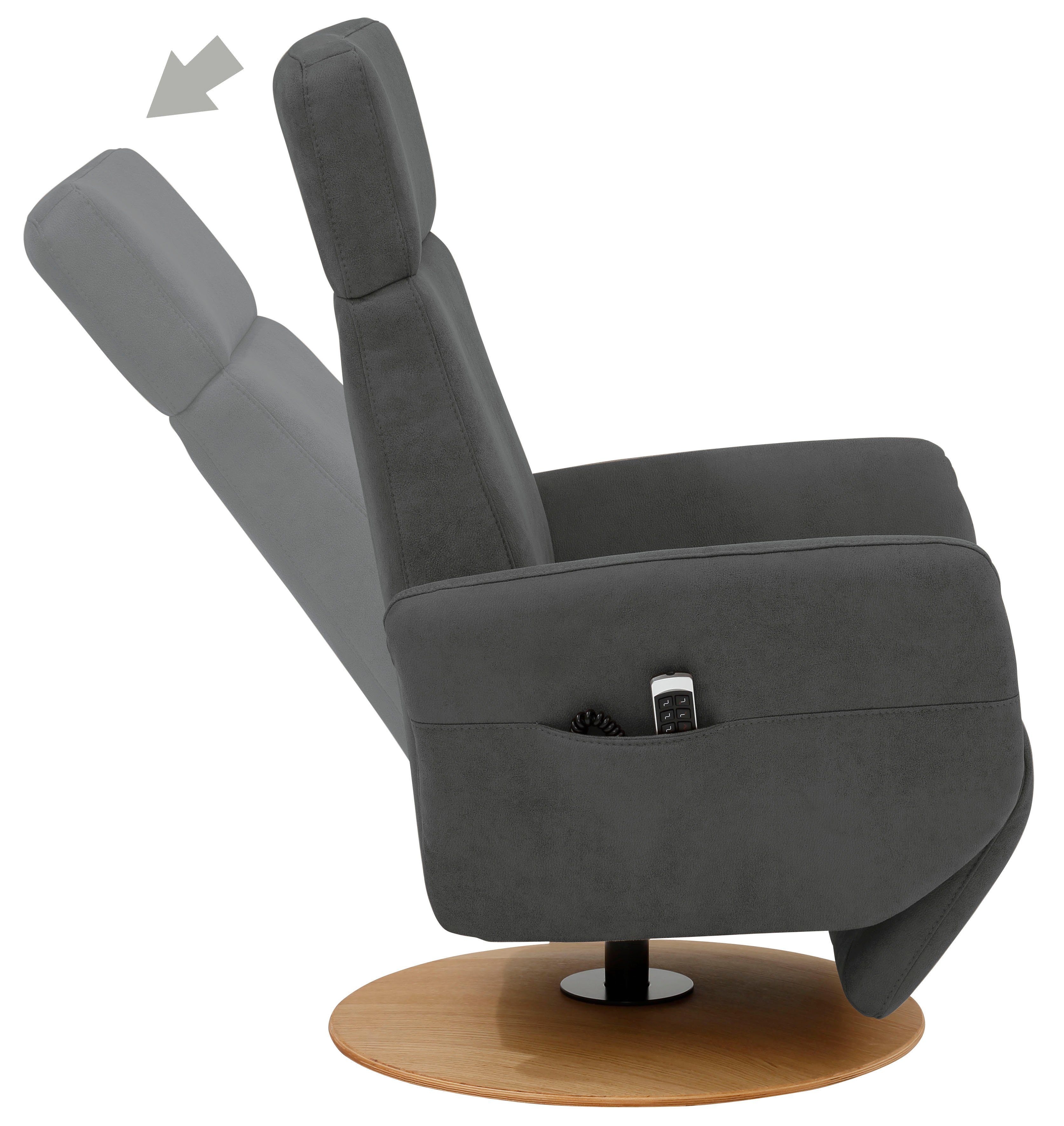 sit&more Relaxfauteuil Cobra naar keuze met 2 motoren, 2 motoren en accu of met 2 motoren