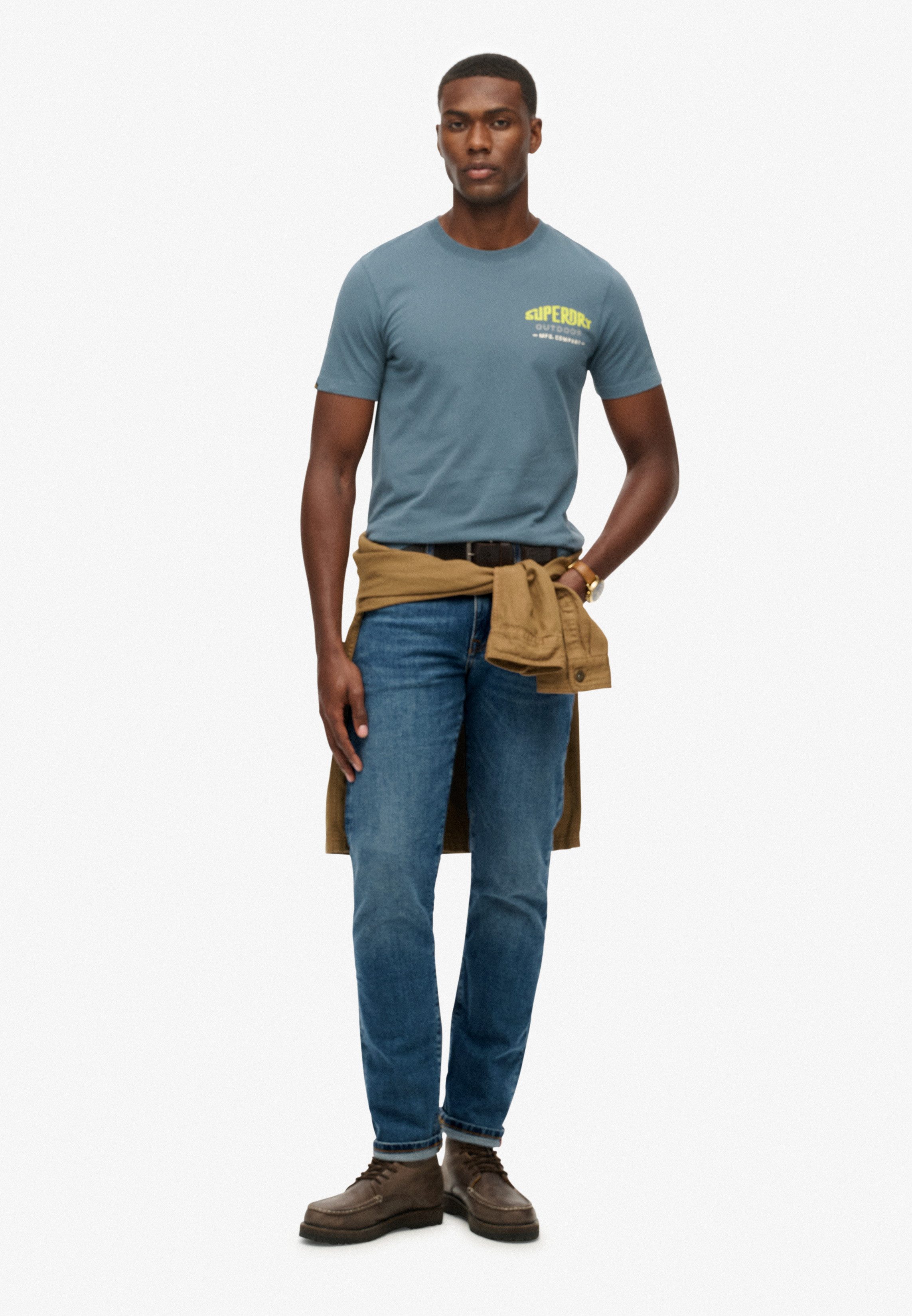 Superdry Shirt met ronde hals MOUNTAIN RELAXED TEE