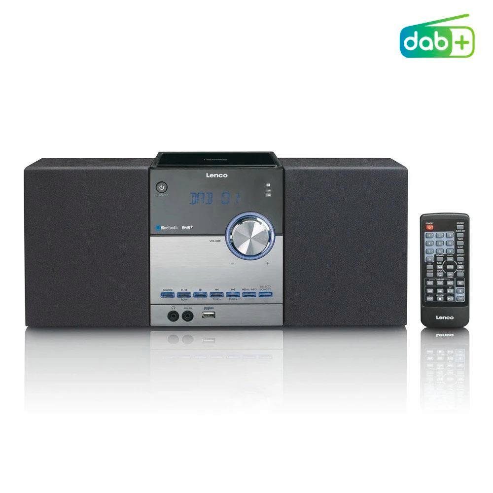 Lenco Micro-hifi-set MC-150 Micro-stereosysteem met DAB+, FM, CD, BT, USB