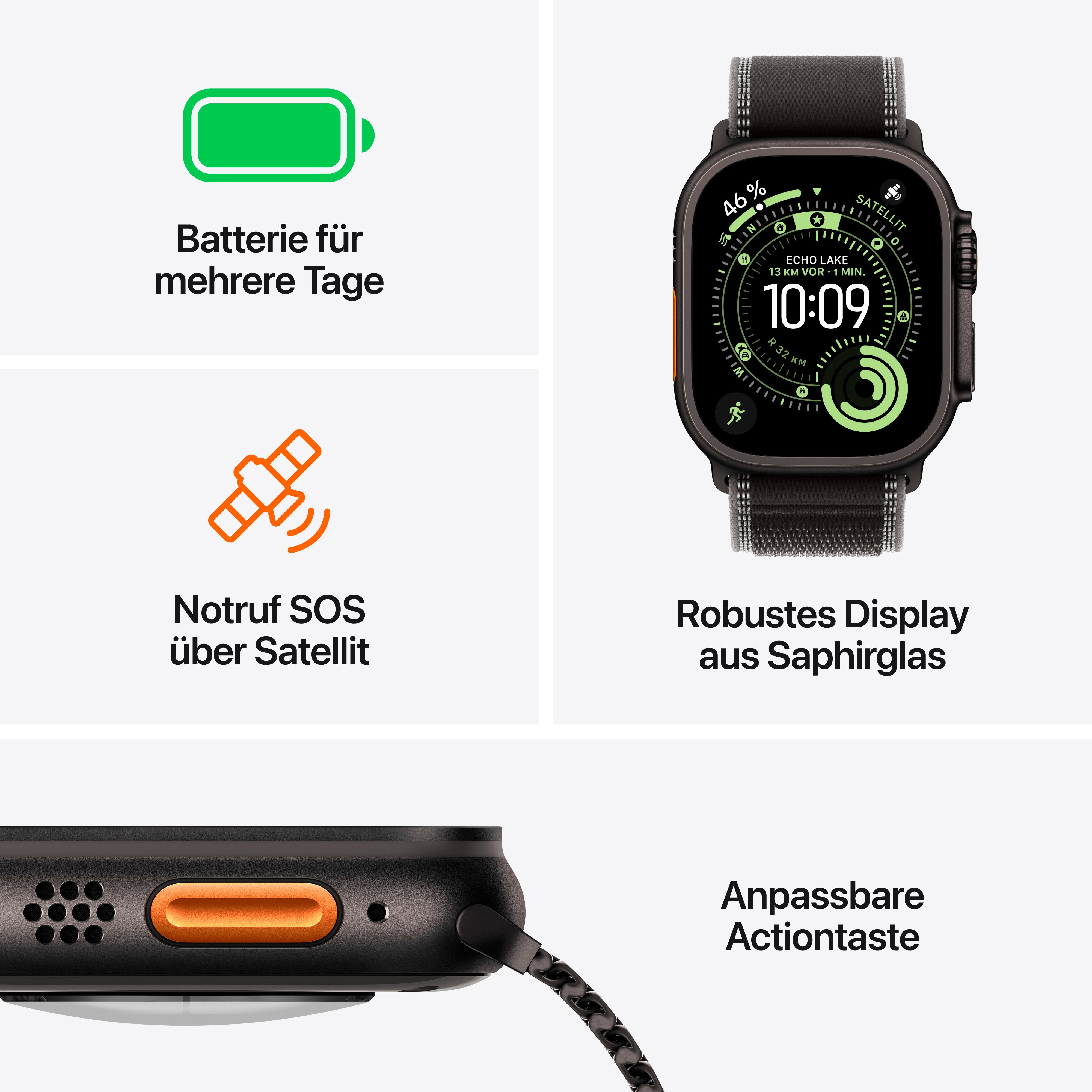 Apple Smartwatch Watch Ultra 3 GPS + Cellular 49mm (1-delig)