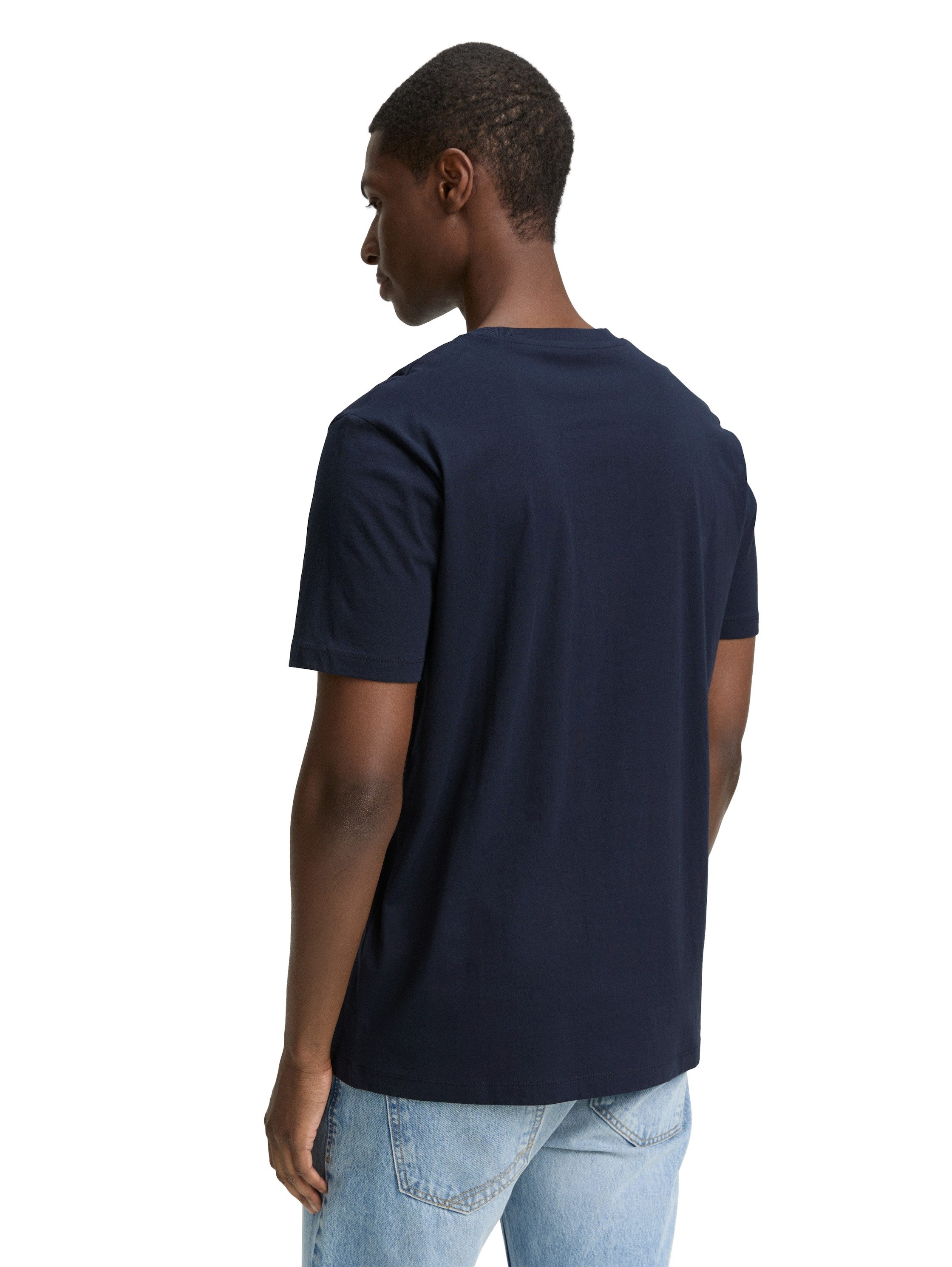 Tom Tailor Denim T-shirt met verschillende logoprints