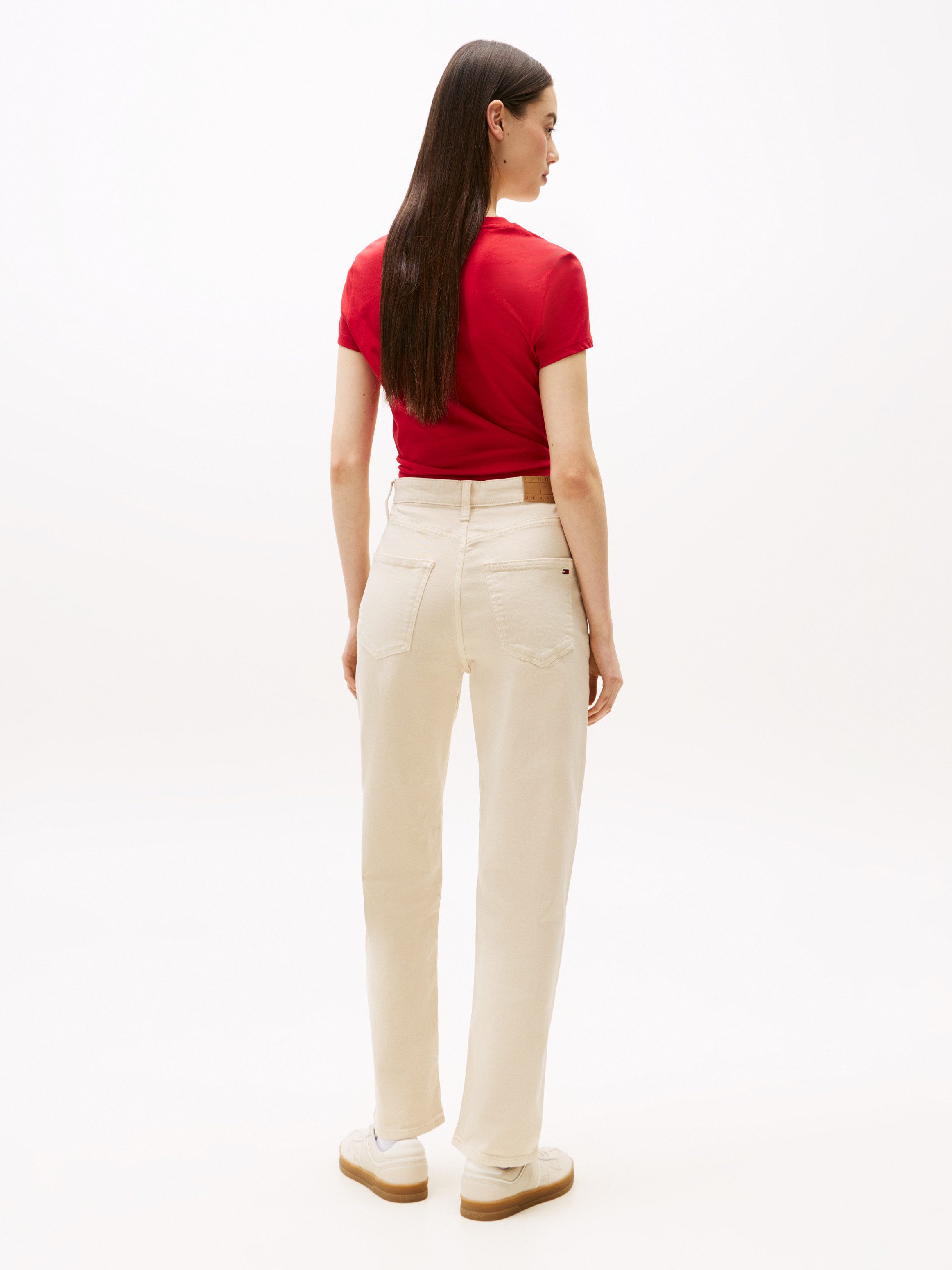 TOMMY JEANS Geweven broek TJW LAYLA HR SLIM STR GMD