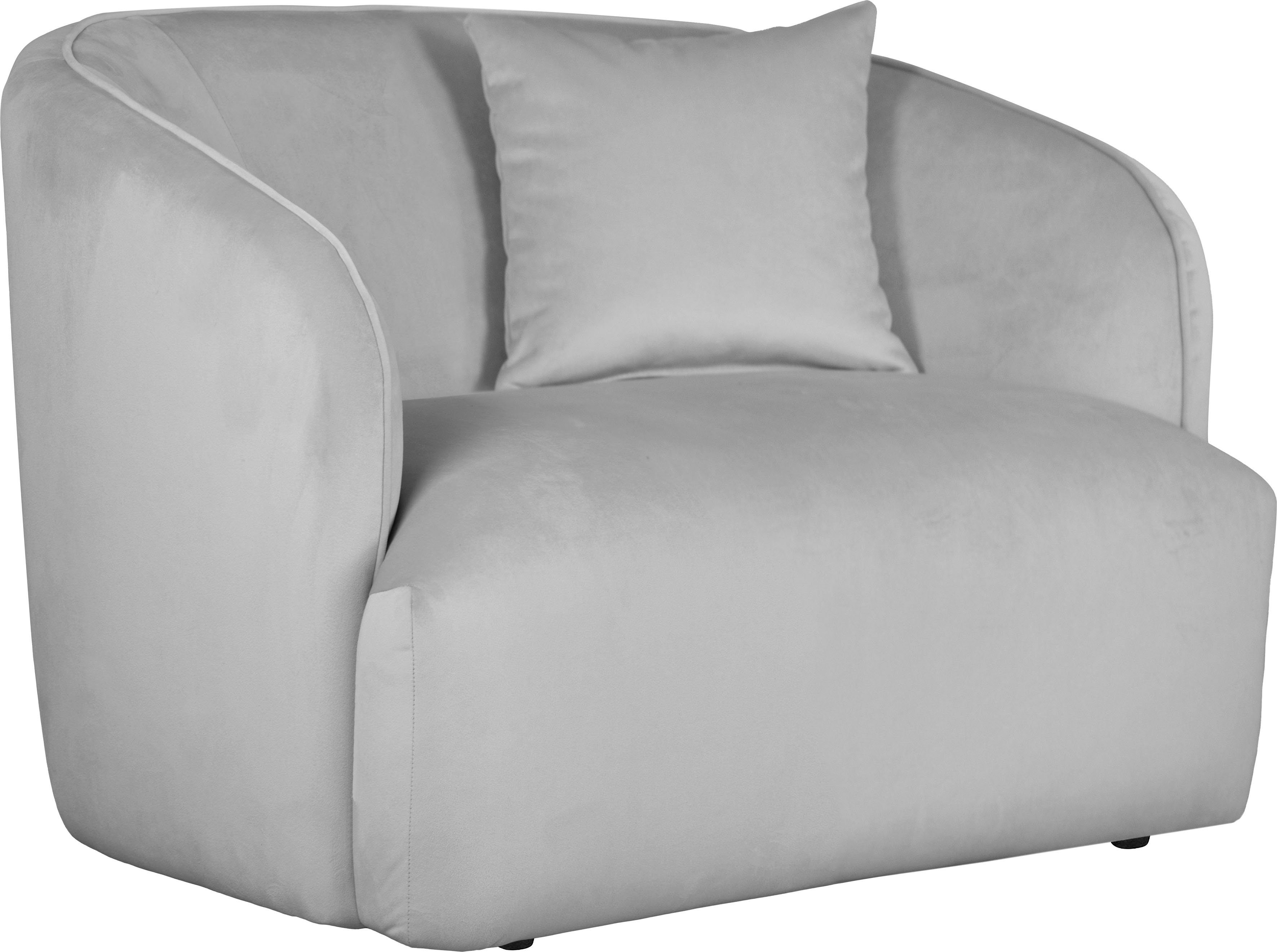 andas Fauteuil Kreukelzone ook met bouclé-bekleding