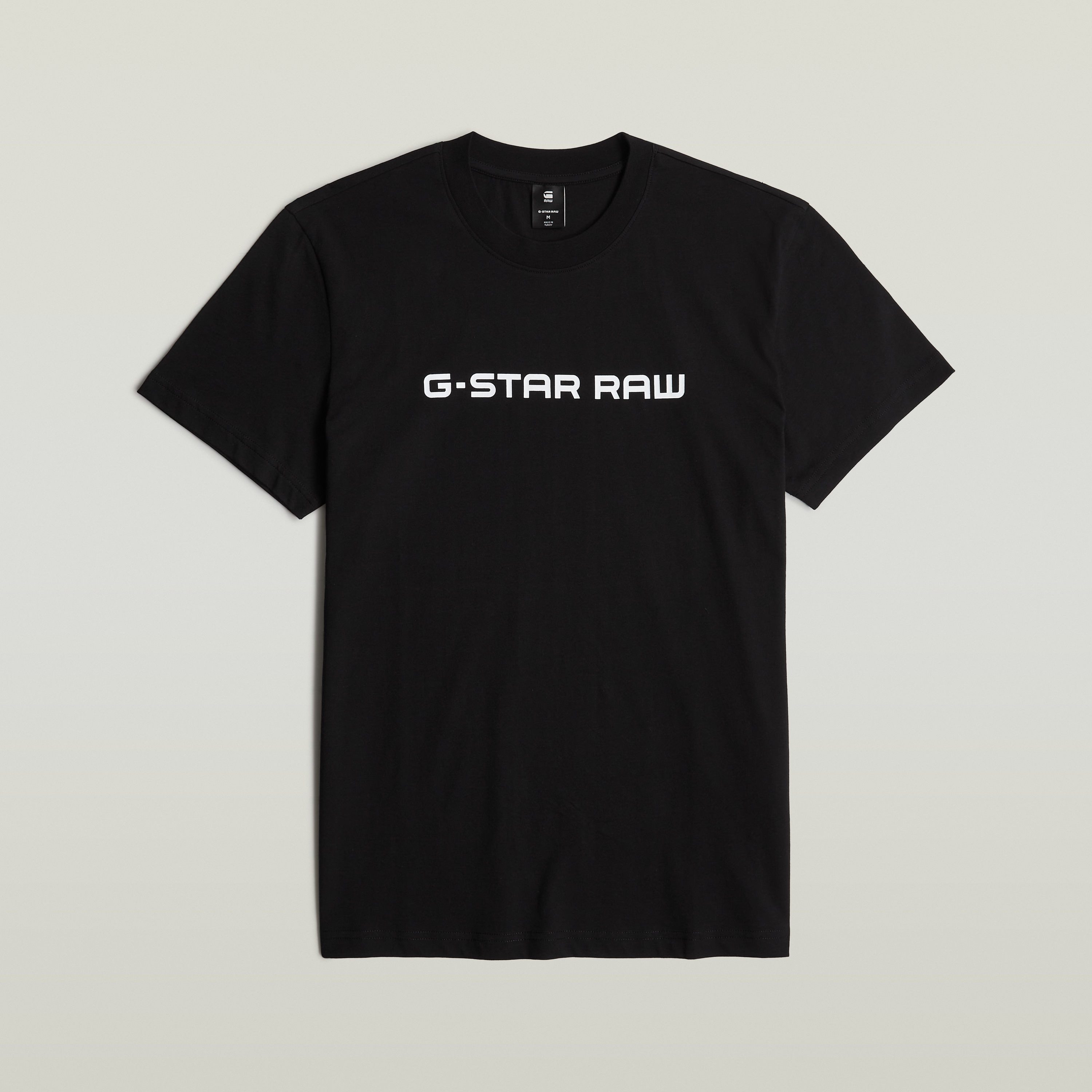 G-Star RAW Corporate Script Logo T-Shirt Zwart Heren