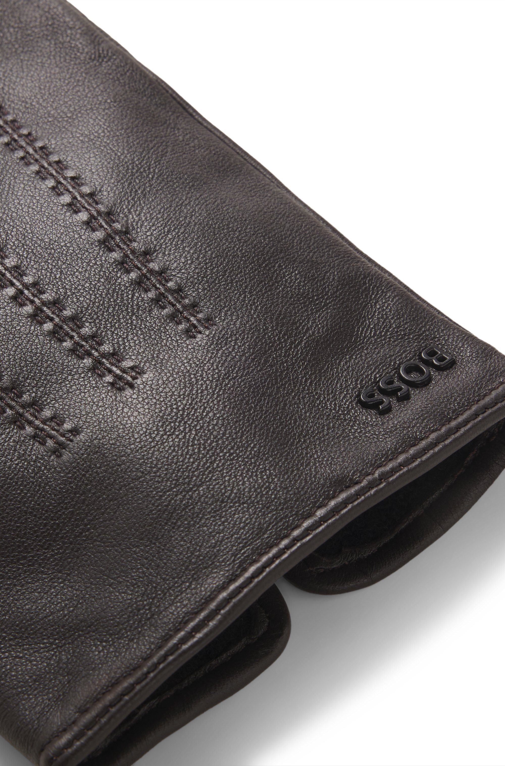 Boss Leren handschoenen Hainz-ME
