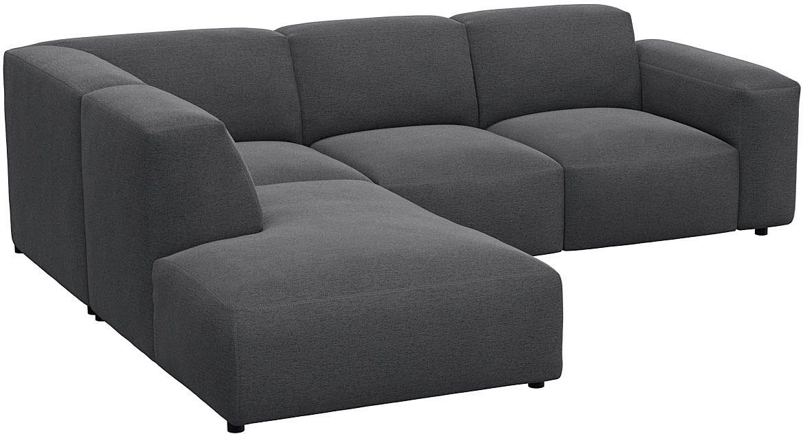 FLEXLUX Hoekbank Lucera, super comfortabel door hoogwaardige zitconstructie met koudschuim