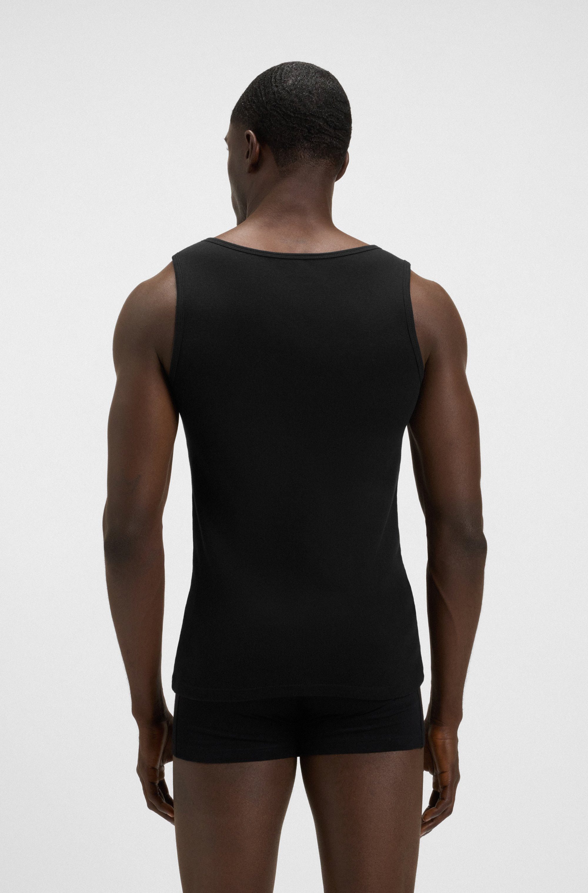 BOSS Tanktop 3P RibClassic BOSS ONE x David Beckham
