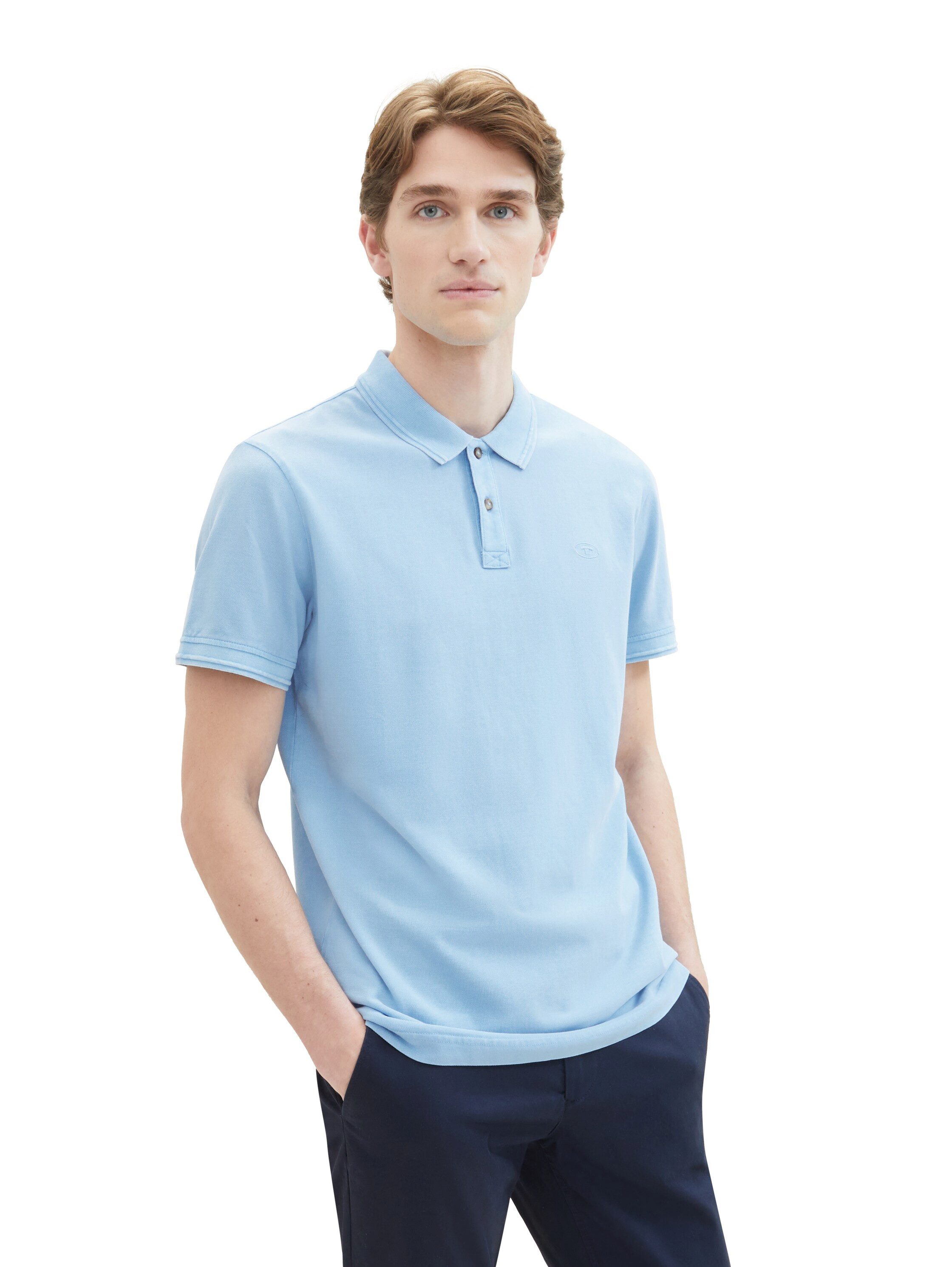 Tom Tailor Poloshirt met geborduurd logo