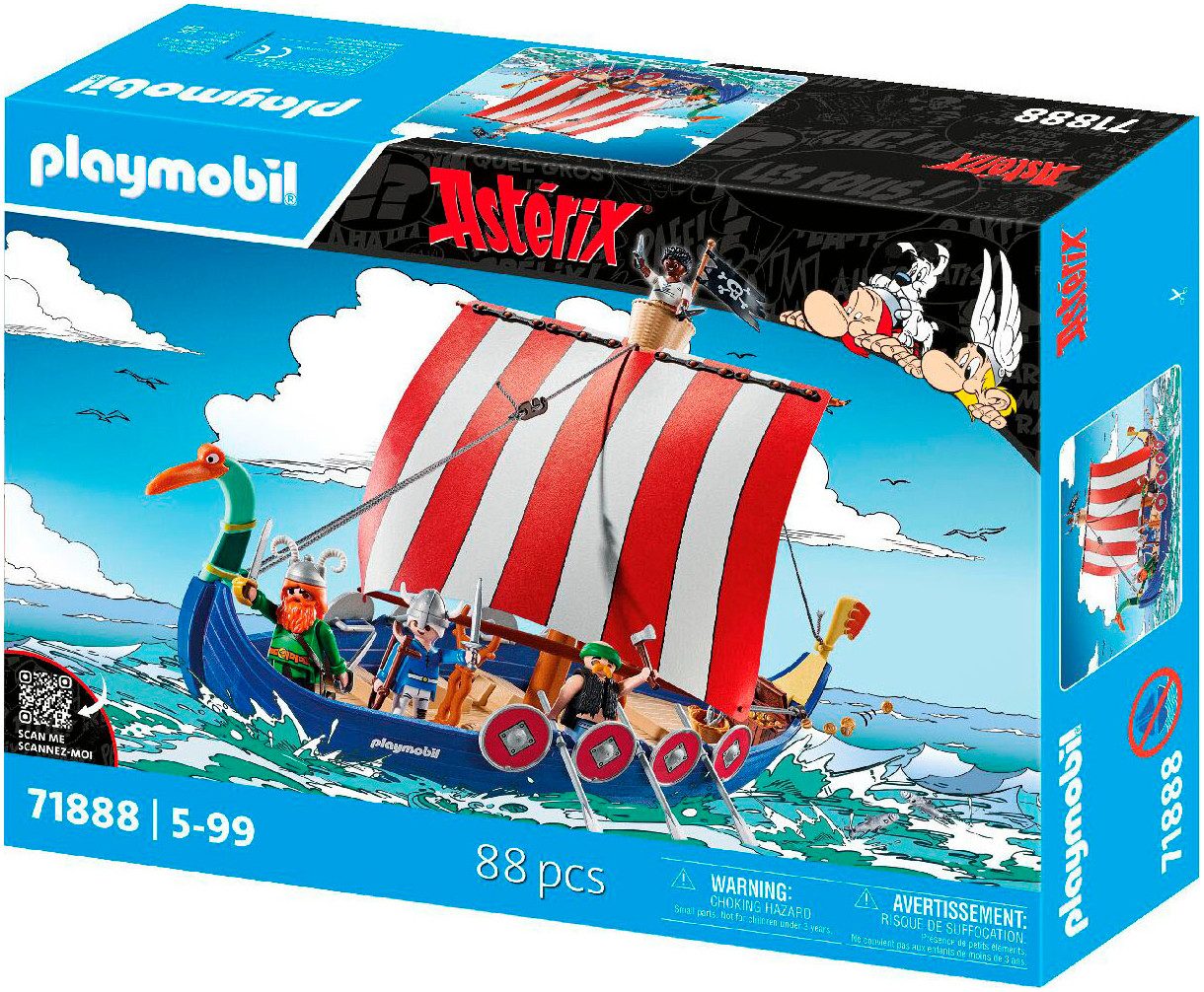 Playmobil® Constructie-speelset Asterix: Piratenschip (71888), Playmobil Asterix (88-delig)