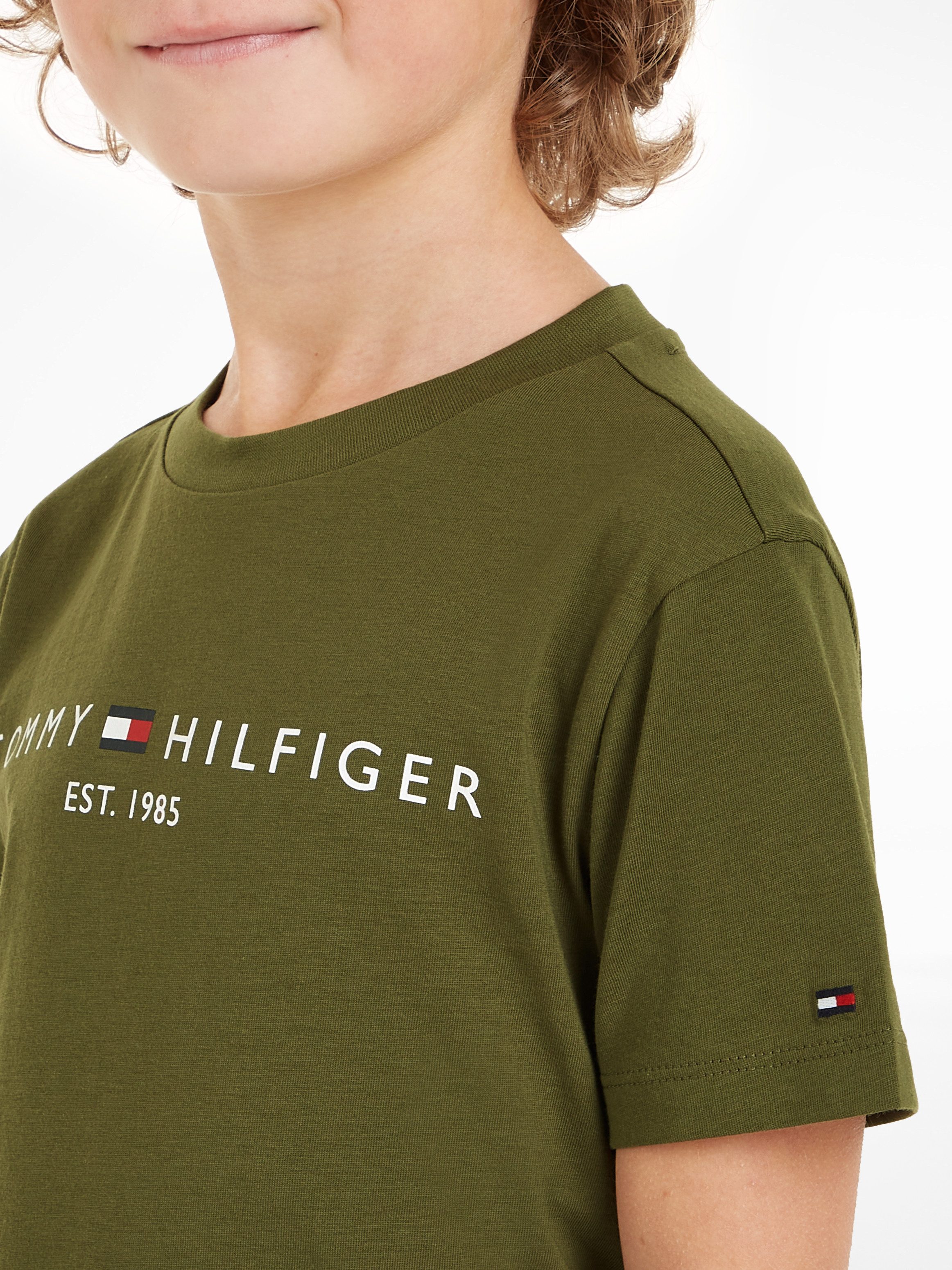 Tommy Hilfiger Shirt met korte mouwen U ESSENTIAL TEE S S Kinderen tot 16 jaar met logostiksel