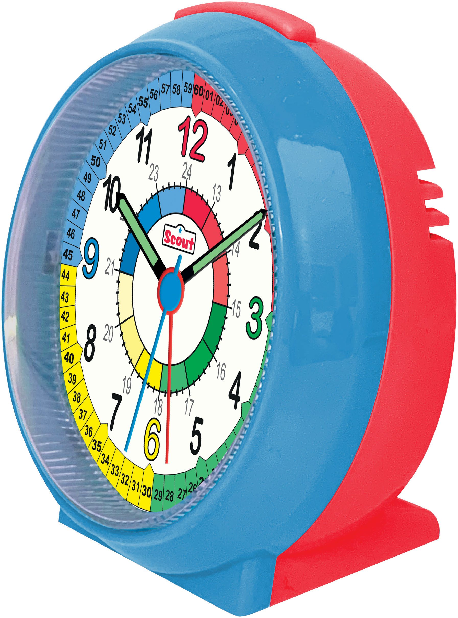 Scout Kinderwekker LearnTheTime Leerwekker, cadeau-idee, meisjes, jongens, kinderkamer, schoolbegin