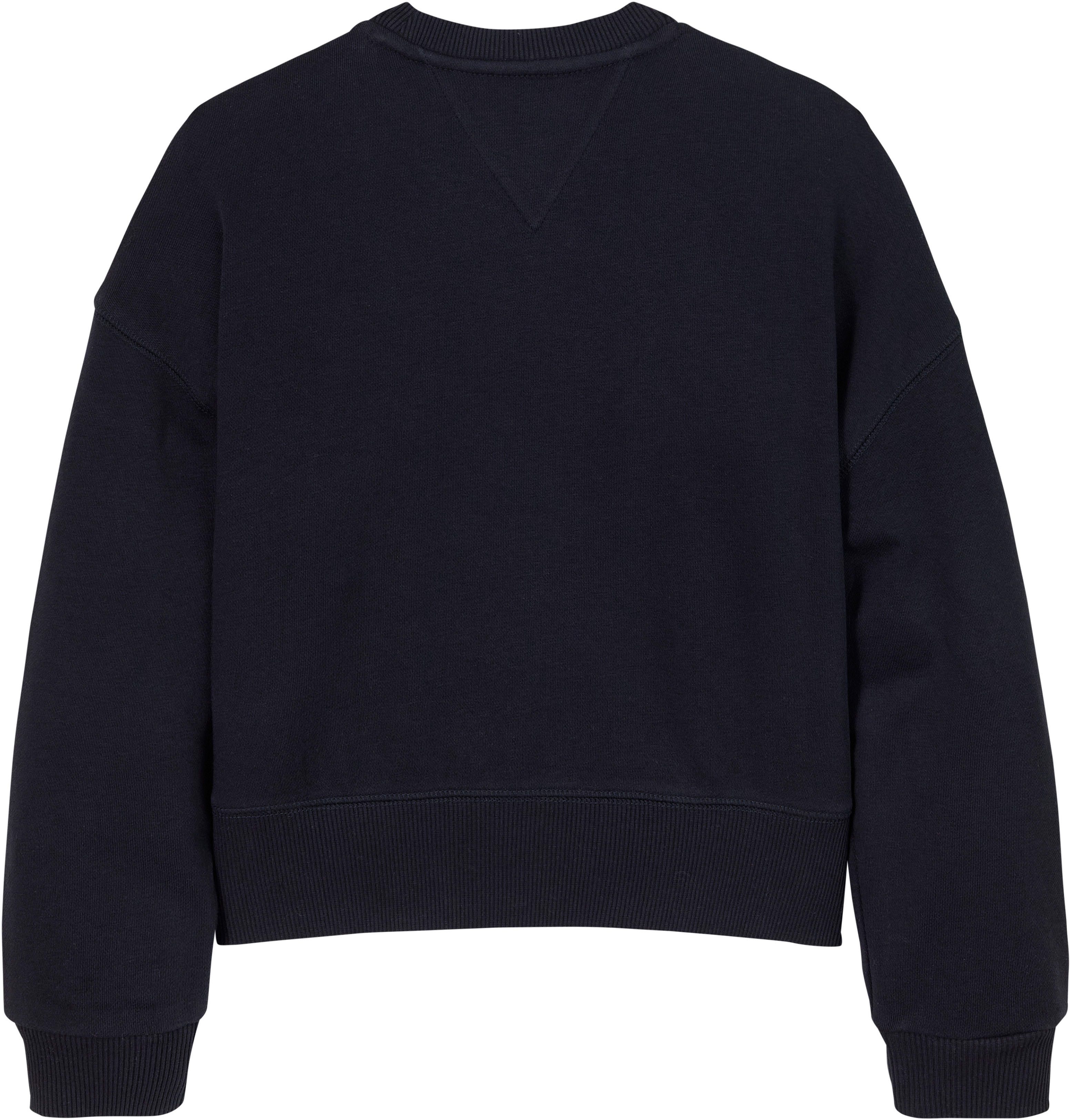Tommy Hilfiger Shirt met lange mouwen HILFIGER NY EMBROIDERED CREWNECK Kinderen tot 16 jaar met logostiksel