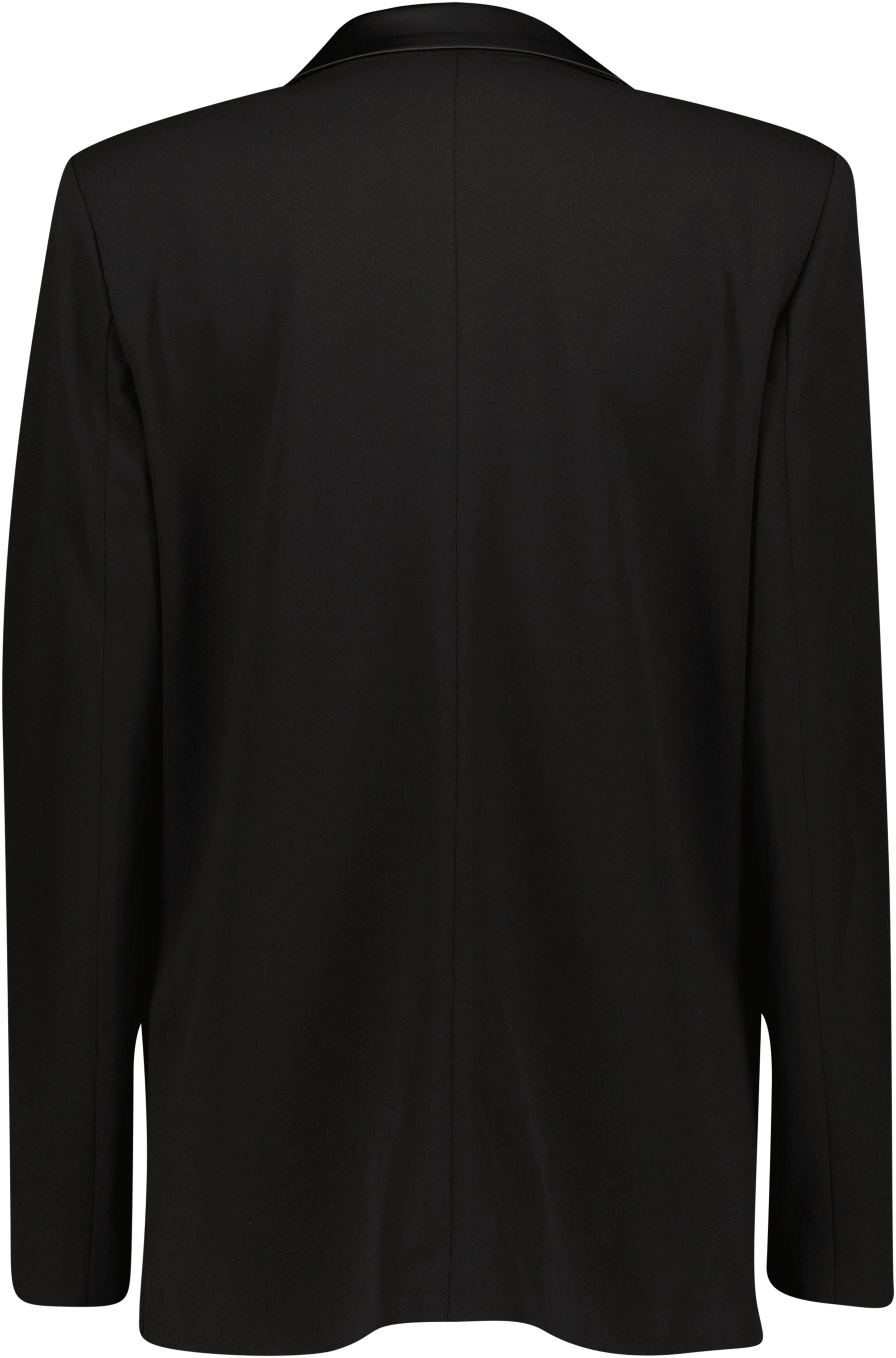 IMPERIAL Lange blazer met satijnen details en stretch