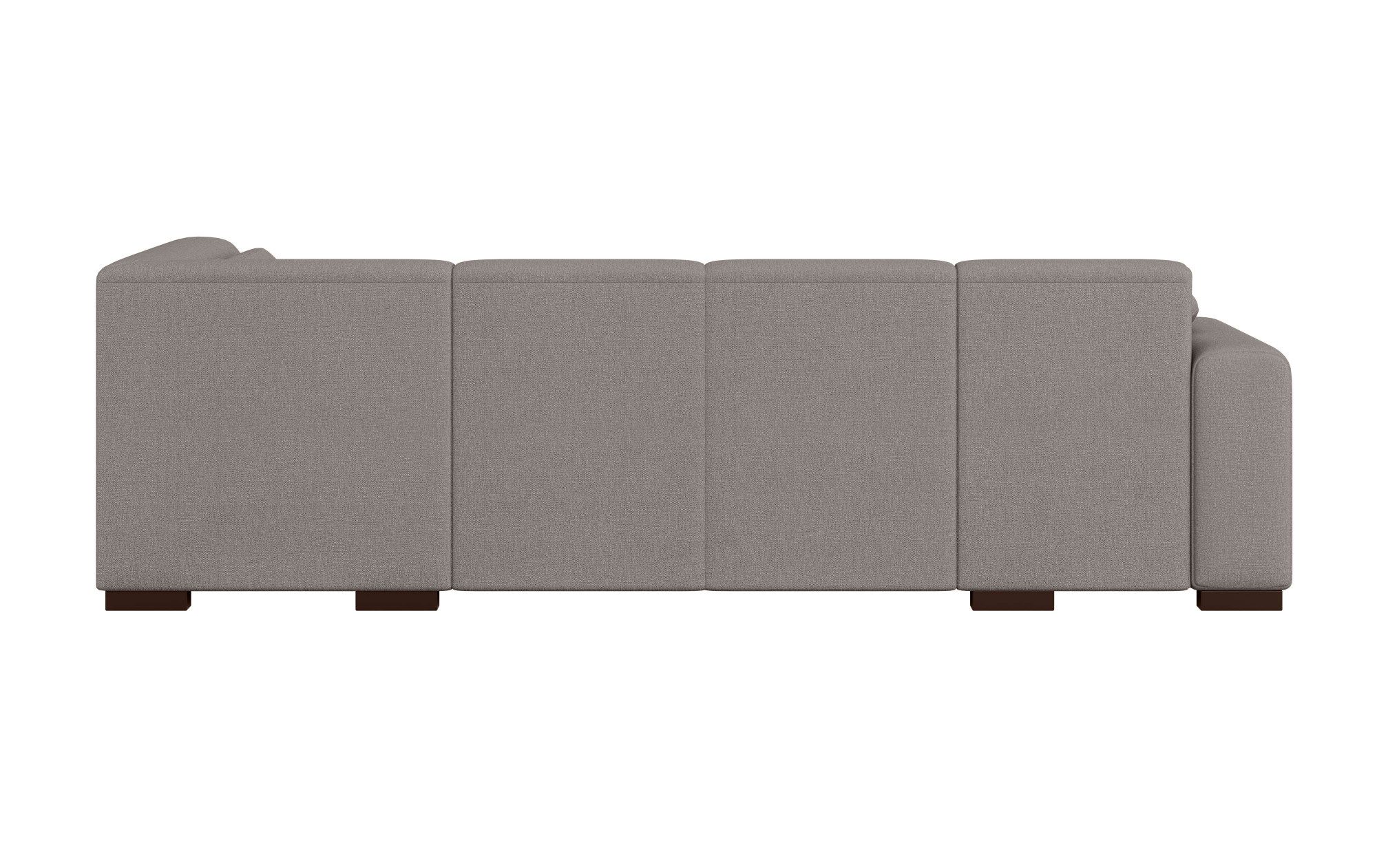 Home affaire Zithoek BORNHOLM U-vorm met chaise longue rechts/links, B/D/H: 300/162/85 cm U-vorm met golvende ondervering, chaise longue rechts of links bestelbaar