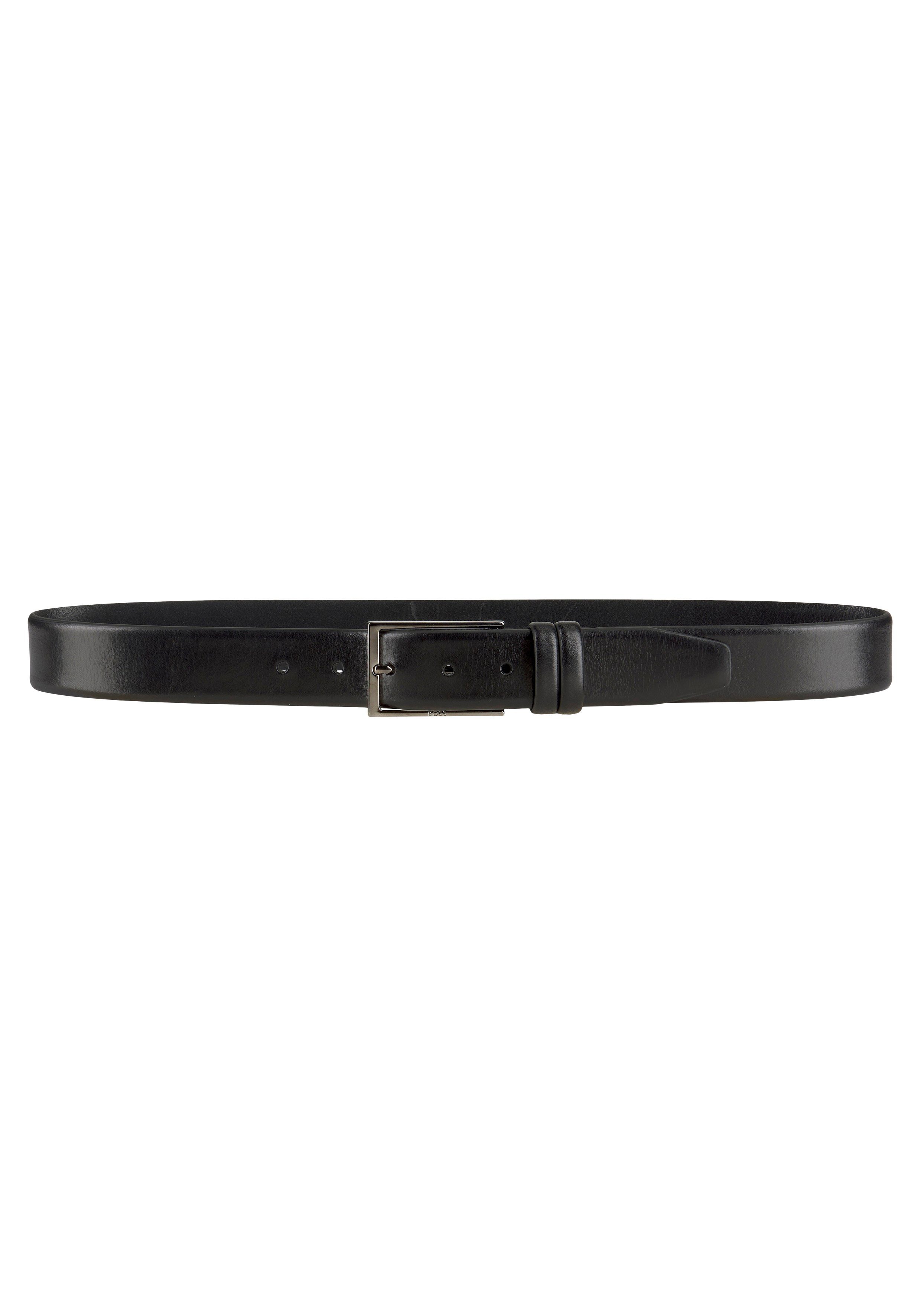 Boss Leren riem CARMELLO van gelooid leer met hugo boss logo-embossing op metalen sluiting