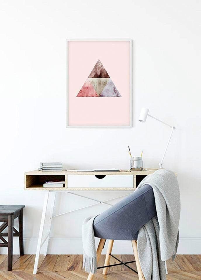 Komar XXL poster Triangles Top Red