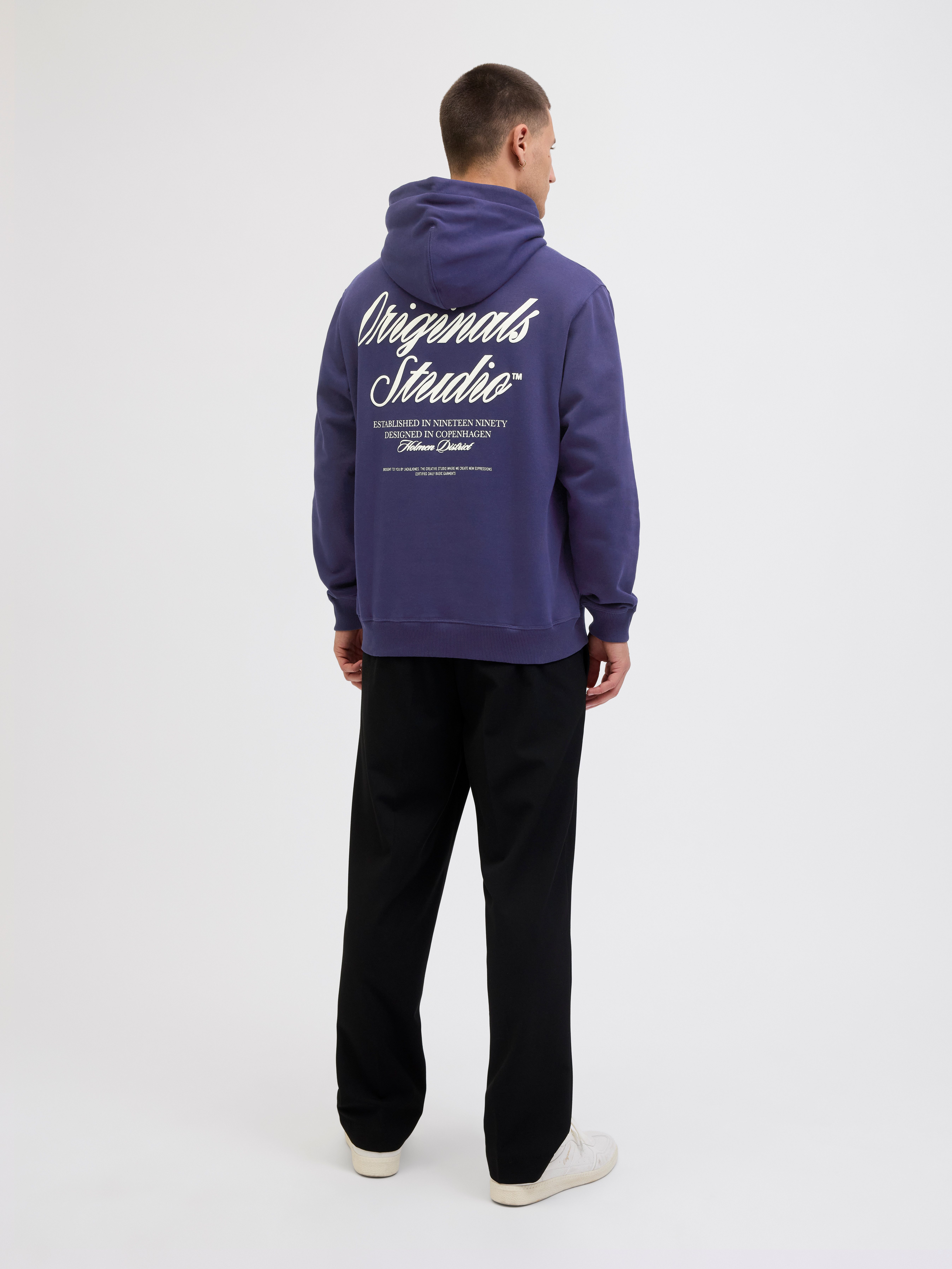Jack & Jones Hoodie JORNORREBRO TYPO BACK SWEAT HOOD SN
