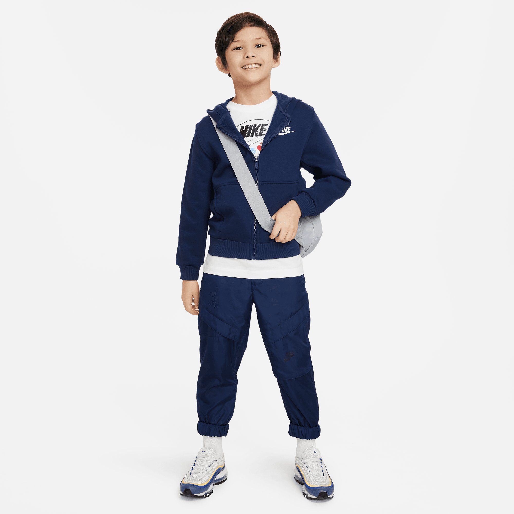 Nike Sportswear Capuchonsweatvest CLUB FLEECE BIG KIDS' FULL-ZIP HOODIE