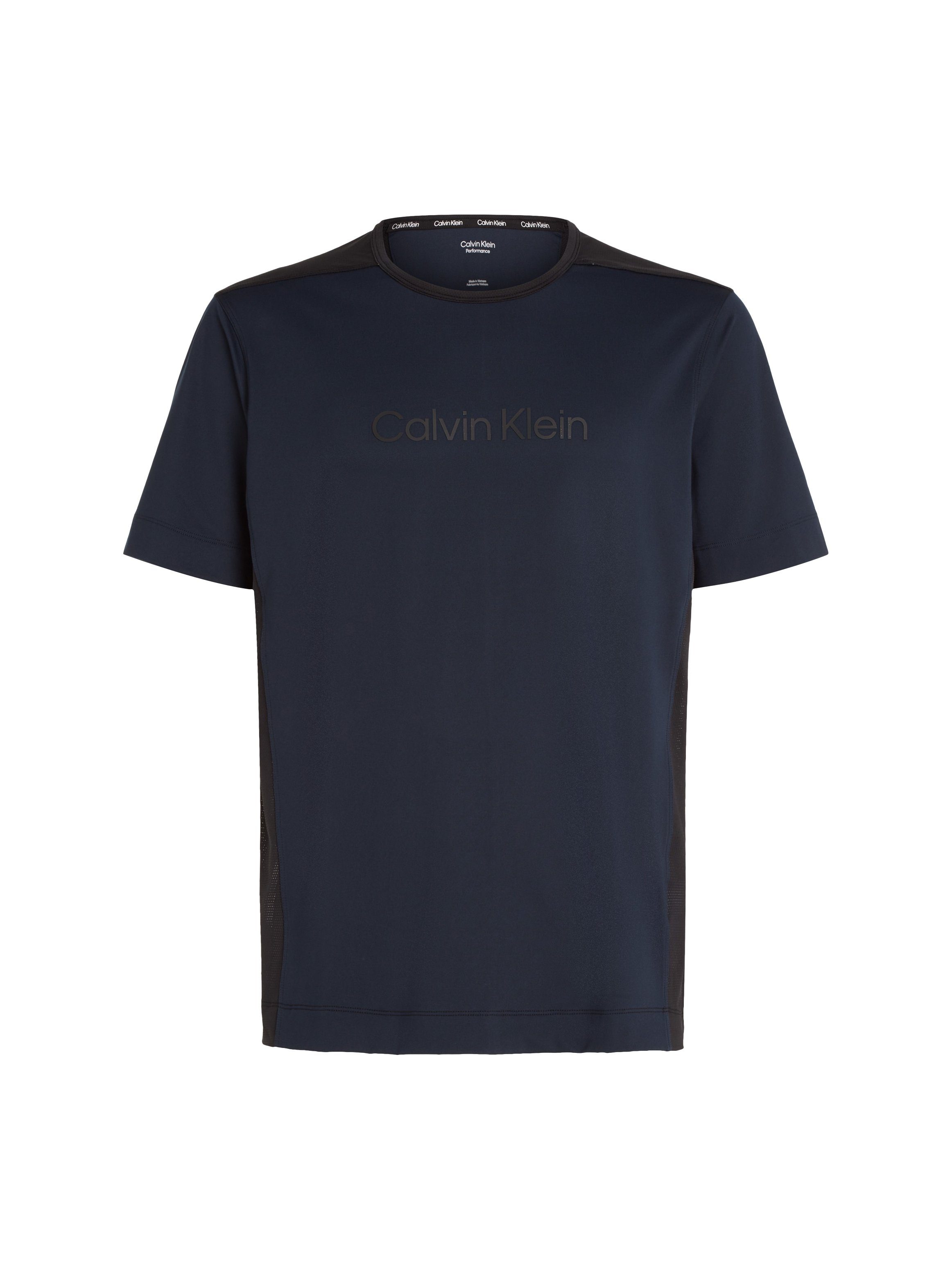 Calvin Klein Performance Shirt met korte mouwen met een ronde hals