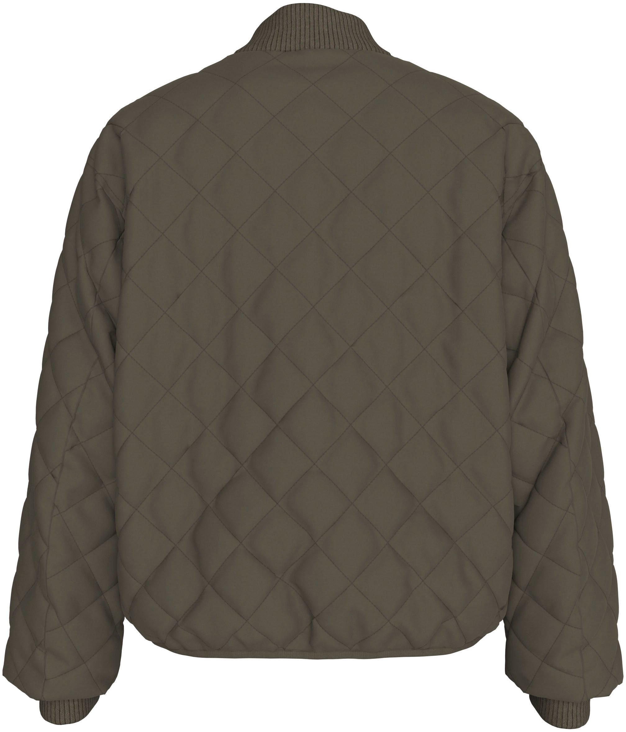 Calvin Klein Bomberjack LW QUILTED JACKET met logoprint met steppatroon