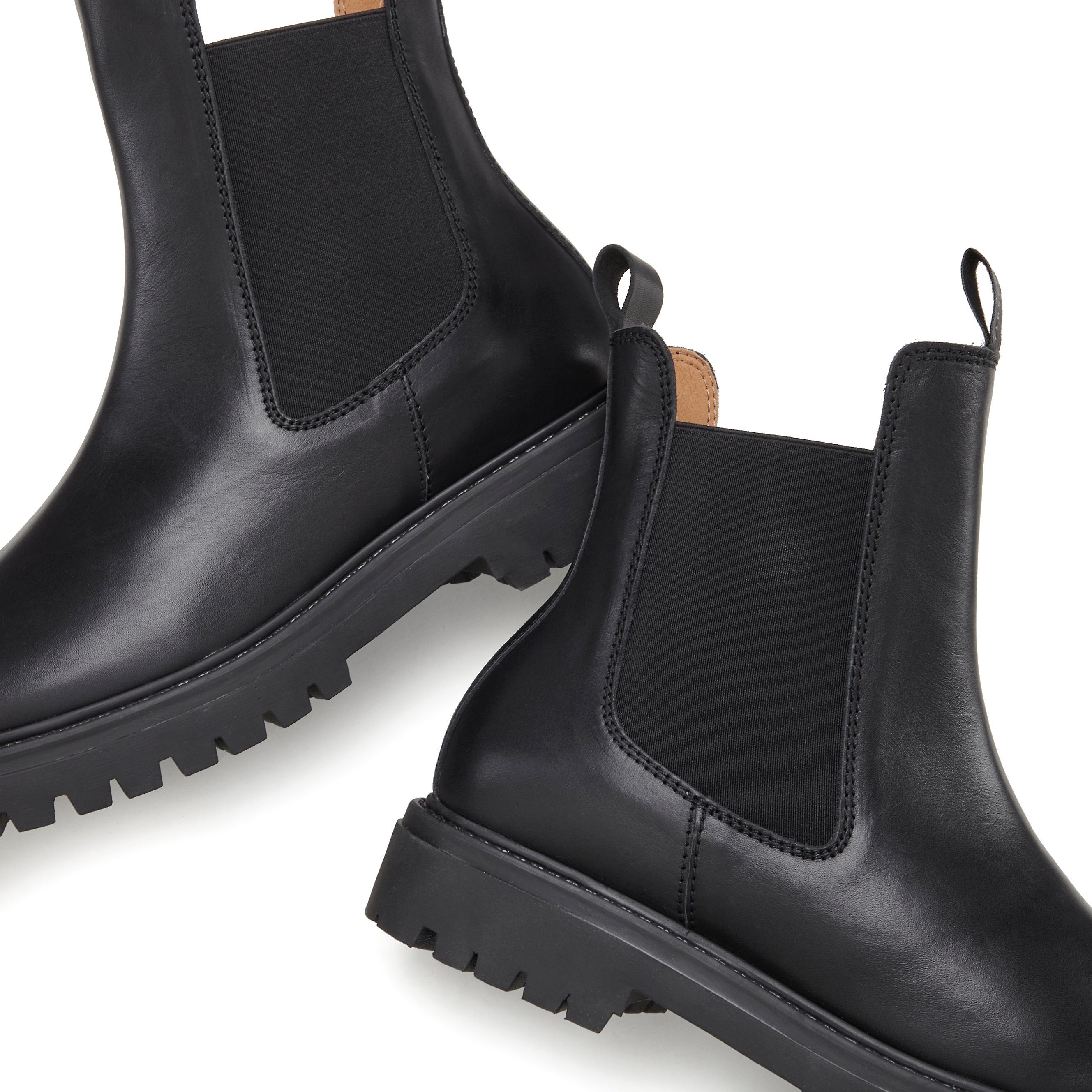 Elbsand Laarsjes Chelsea laarzen, instaplaarzen, bikerboots van leer
