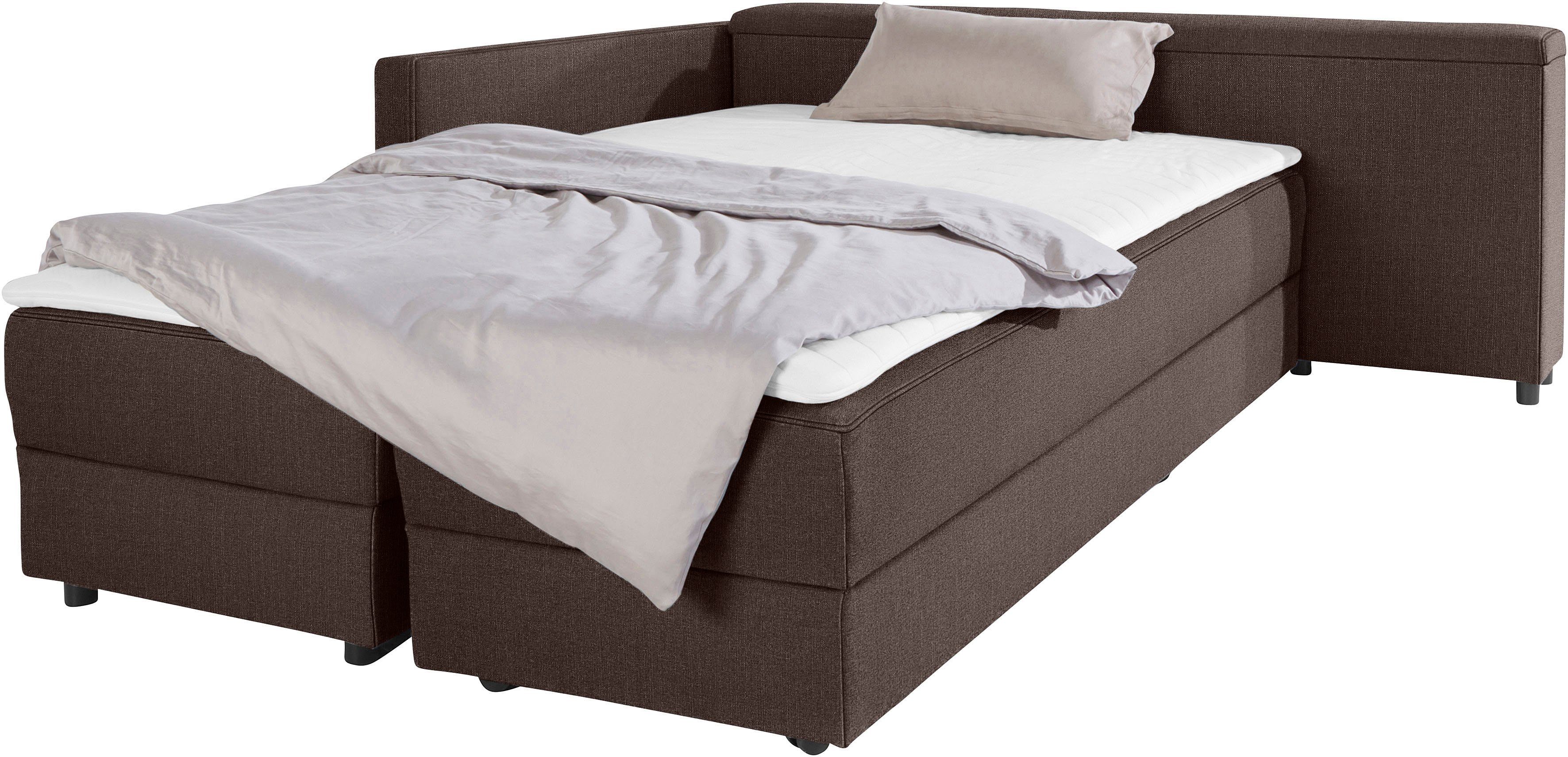 LOOKS BY WOLFGANG JOOP Hoekbank LooksIII L-vorm door draaifunctie tot bed verwisselbaar, inclusief opbergvak