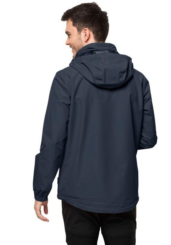 Jack Wolfskin Functioneel jack STORMY POINT 2L JKT M Waterafstotend & winddicht & ademend
