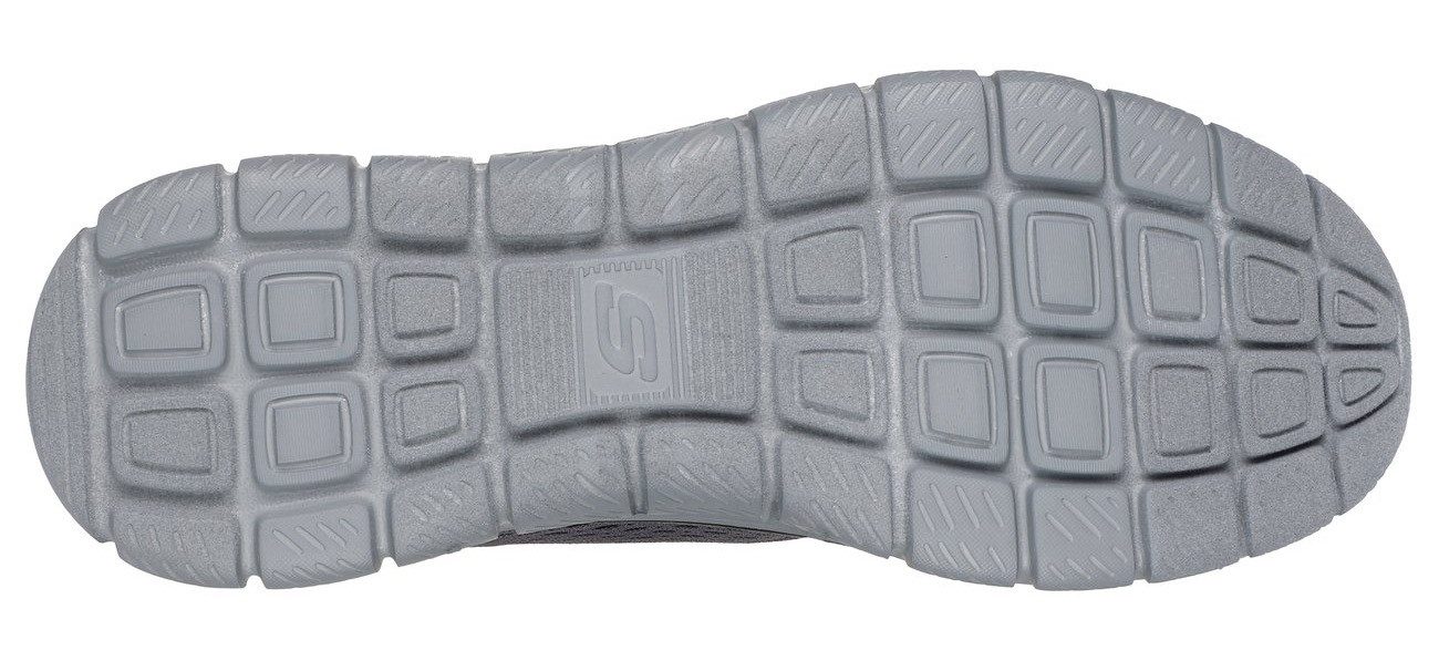 Skechers Slip-on sneakers TRACK-LESHUR Vrijetijdsschoen, trainingsschoen, instapschoen in materiaalmix