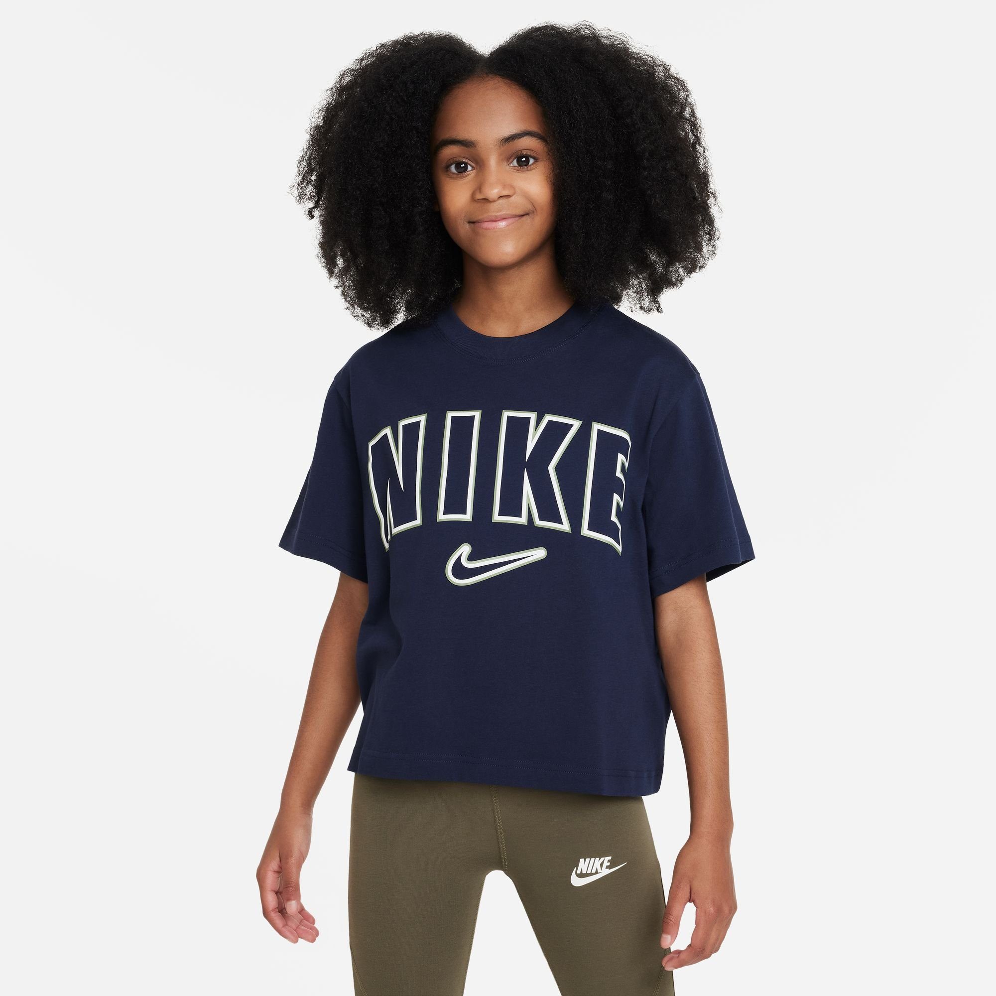 Nike Sportswear T-shirt G NSW TEE Short Sleeve BOXY PRNT - voor kinderen