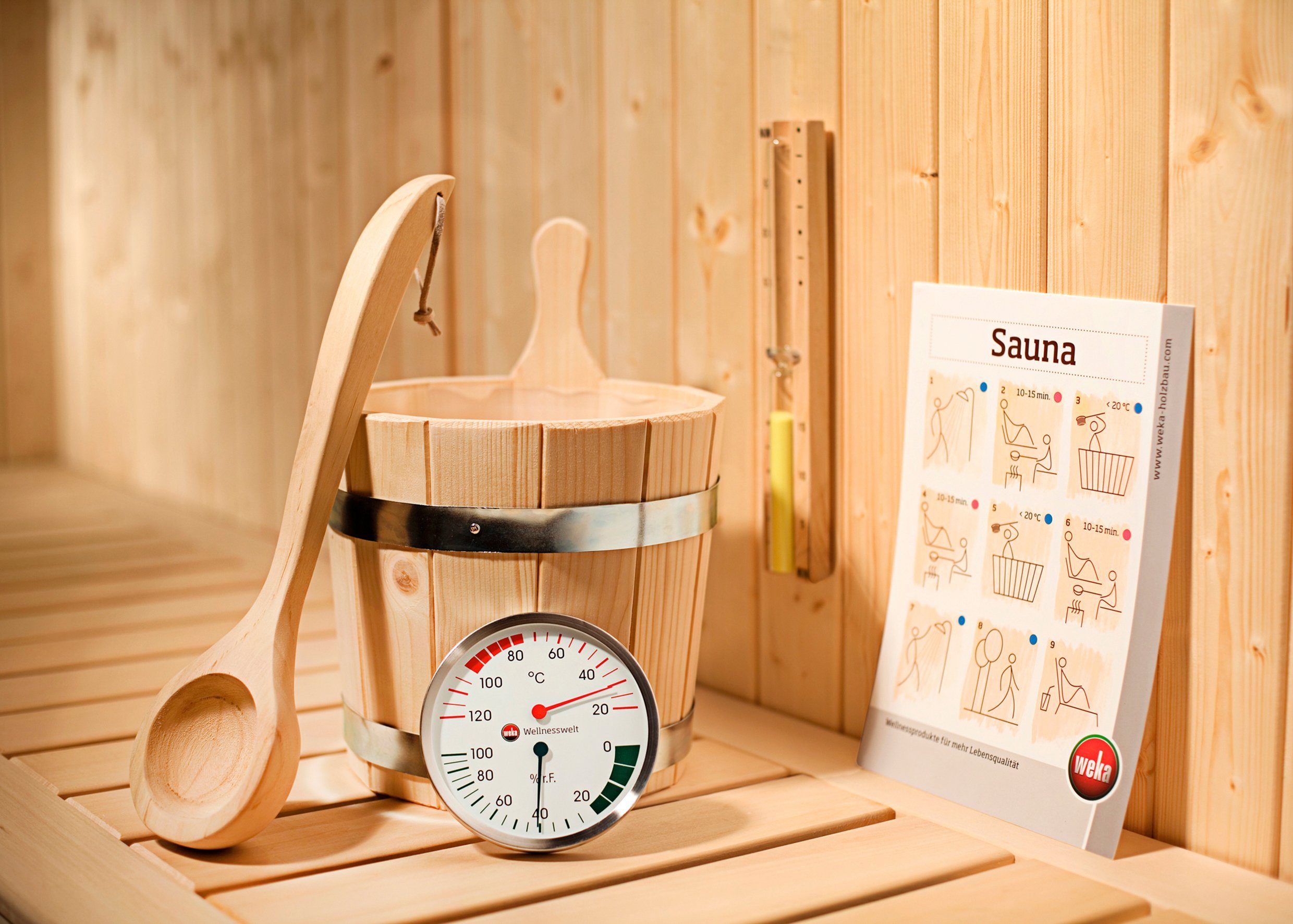 weka Sauna Arendal 1 kachel 9 kw met interne bediening