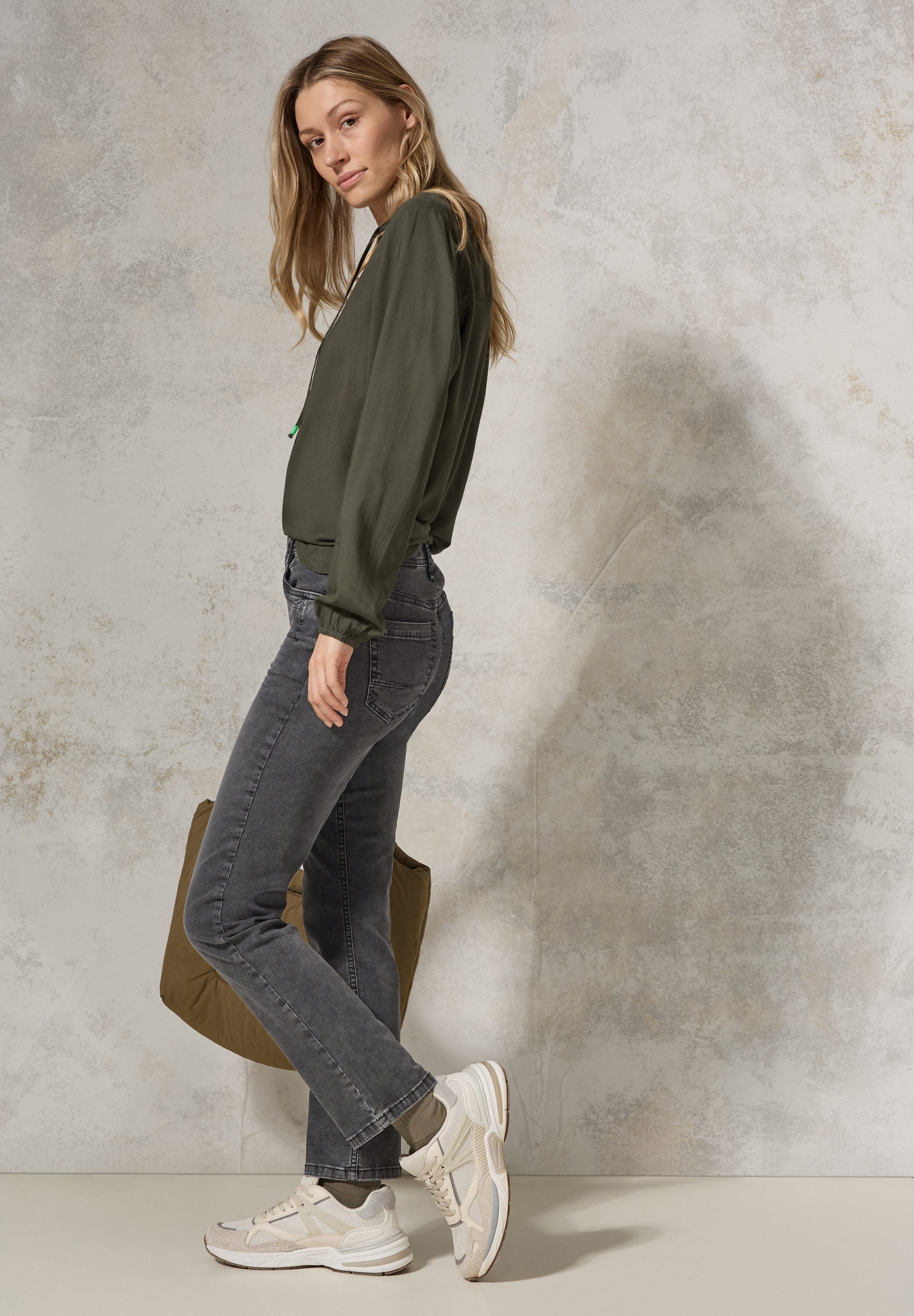 Cecil Regular fit jeans Stijl Scarlett in mooie basic wassing