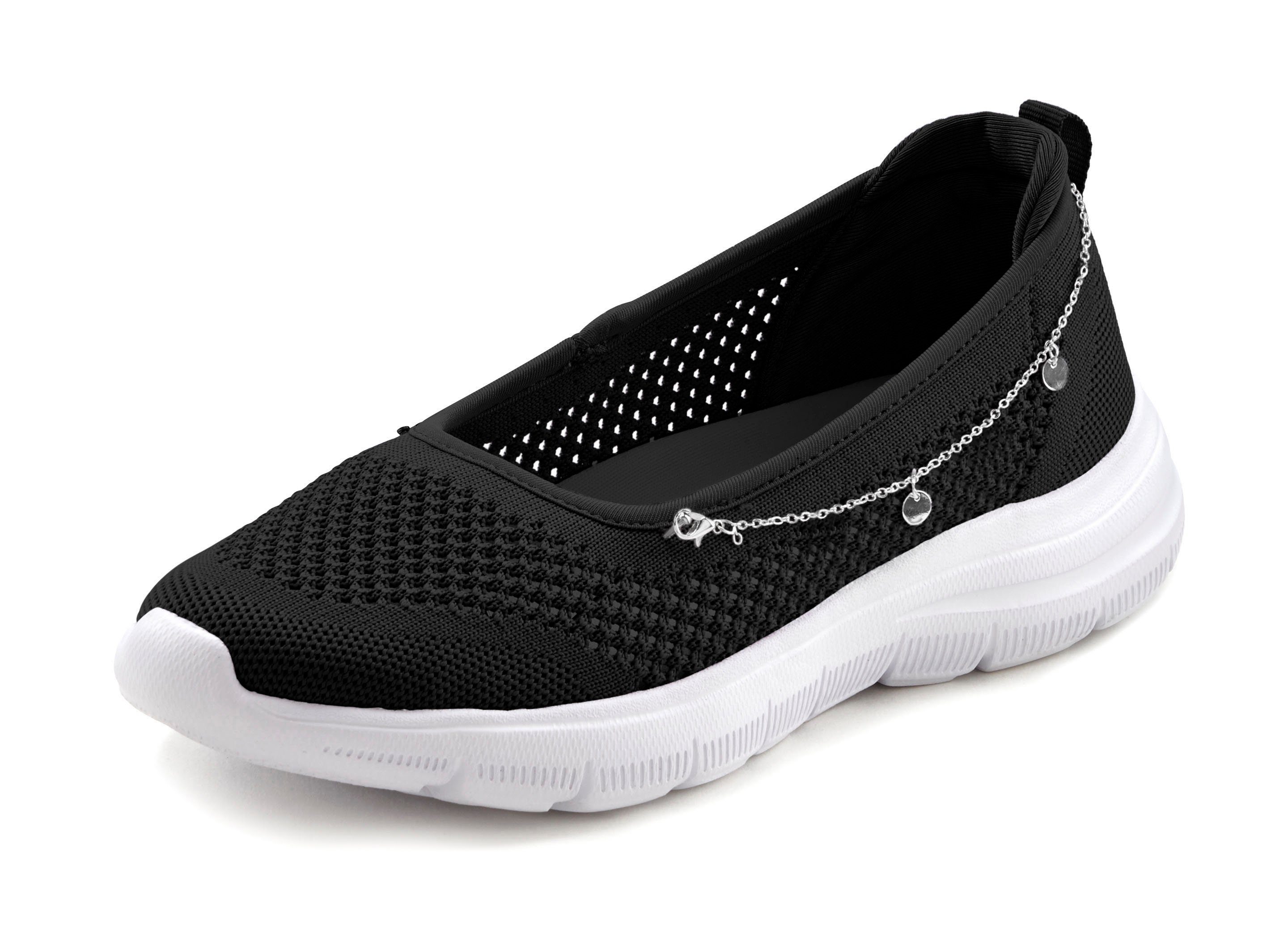 Lascana Sneakers Slip-On sneaker, slipper, ballerina, lage schoen VEGAN