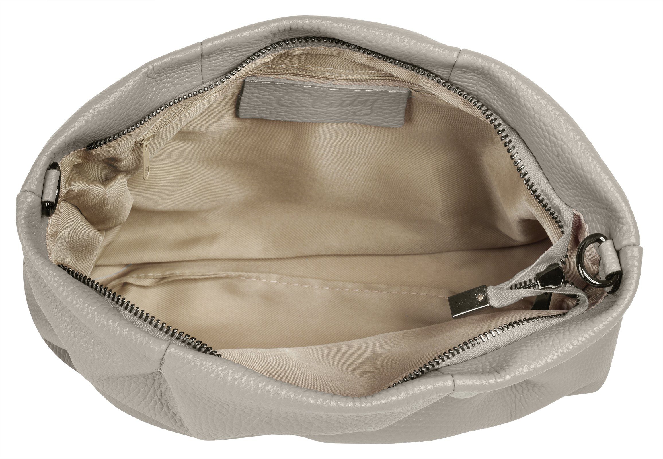 Cluty Schoudertas echt leer, made in italy