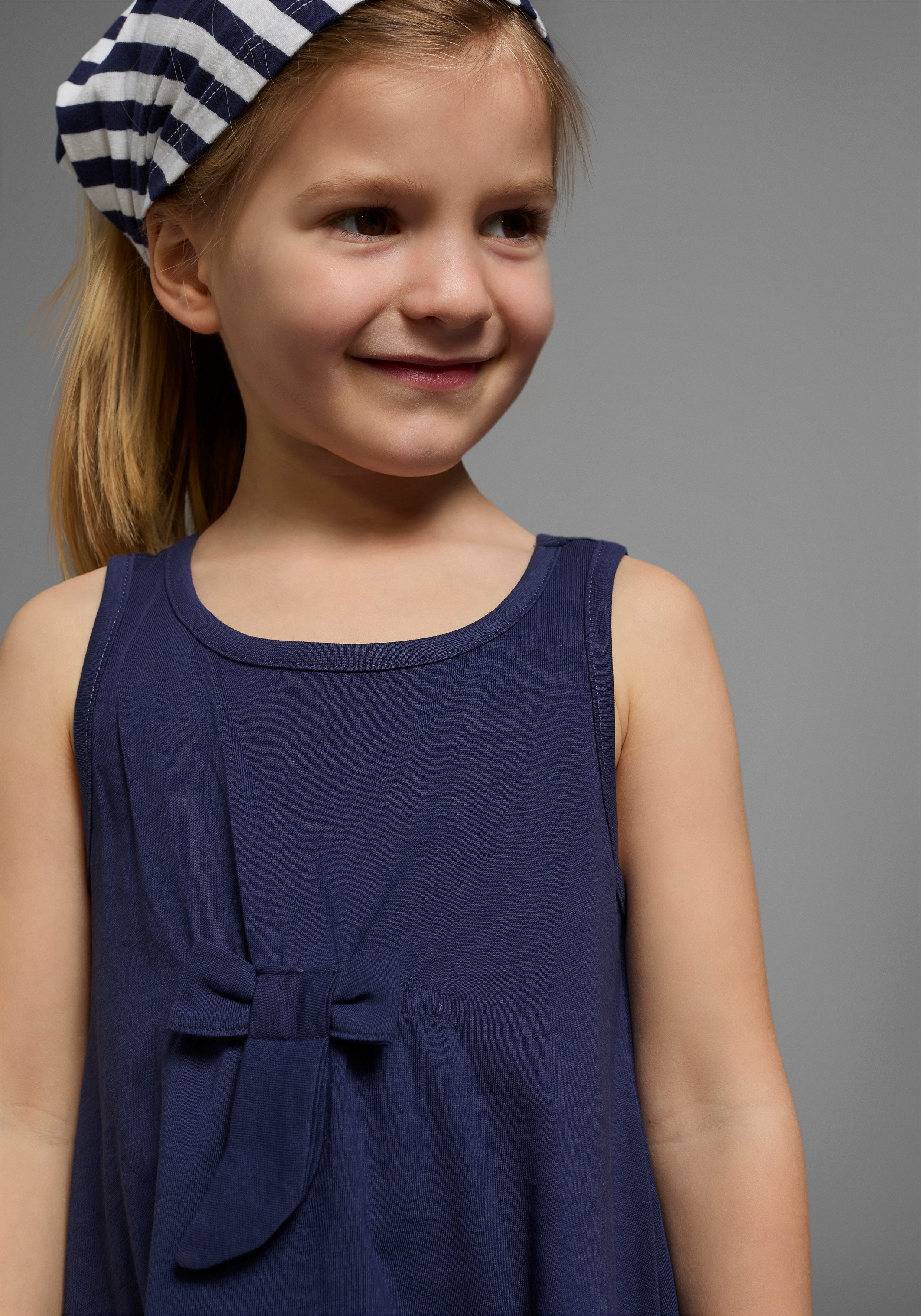 KIDSWORLD Jurk, legging & haarband 3-delig set: jurk, capri en gestreepte haarband (set, 3-delig)
